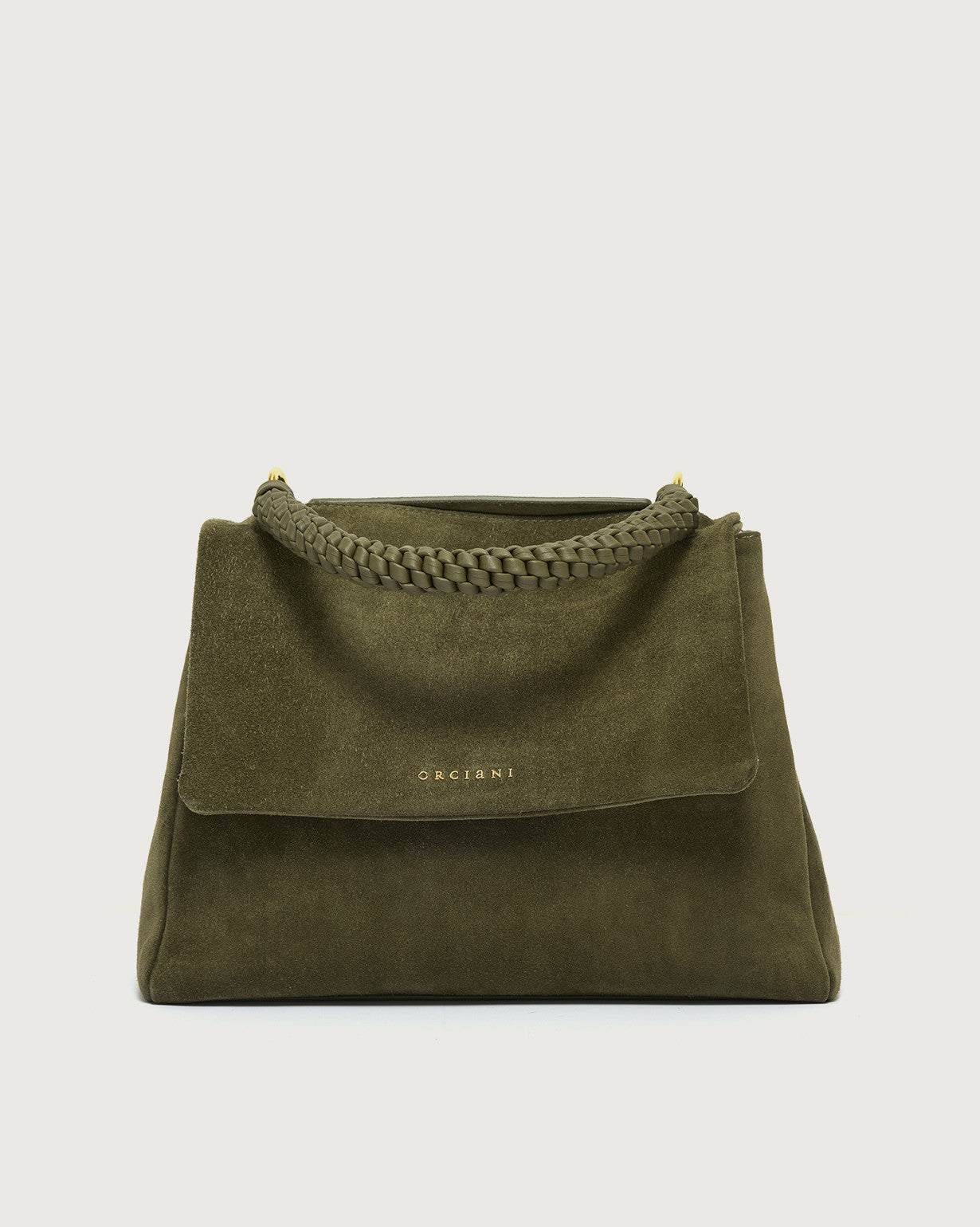 Orciani Sveva Media Suede Verde Bosco Donna-1