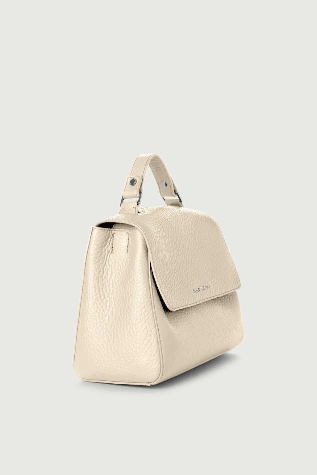 Orciani Sveva Small Soft Bag Ivory Woman-3
