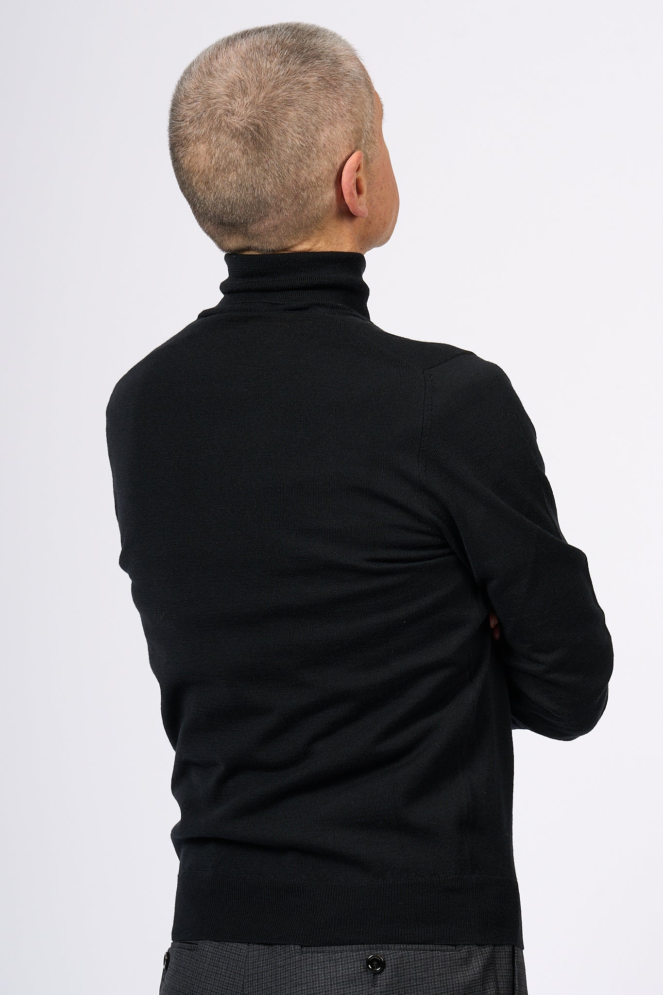 Ottaviani Pukaky Black Turtleneck Men-4