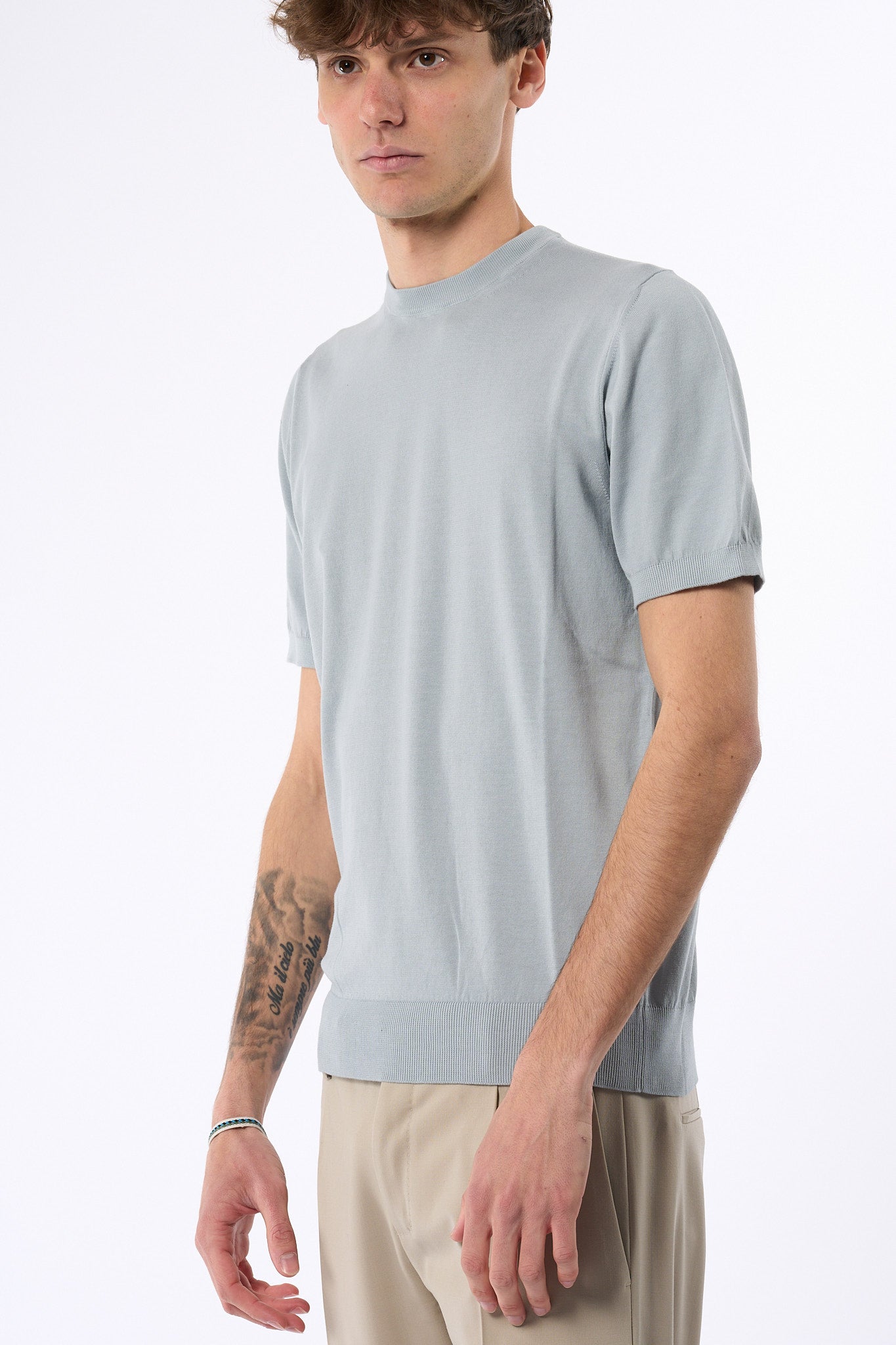 Ottaviani Maglia Manica Corta Giza Calata Perla Uomo-6