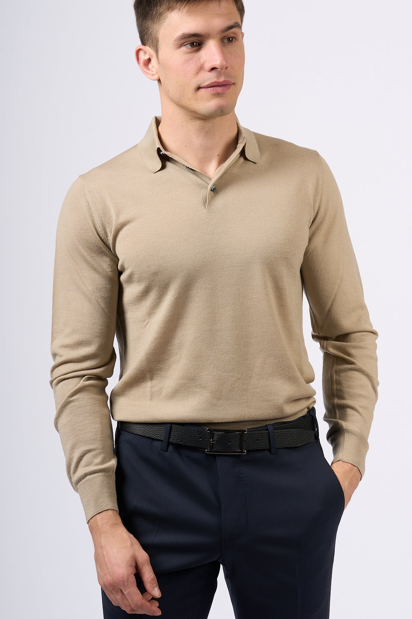 Ottaviani Polo Pukaki Beige Uomo-2