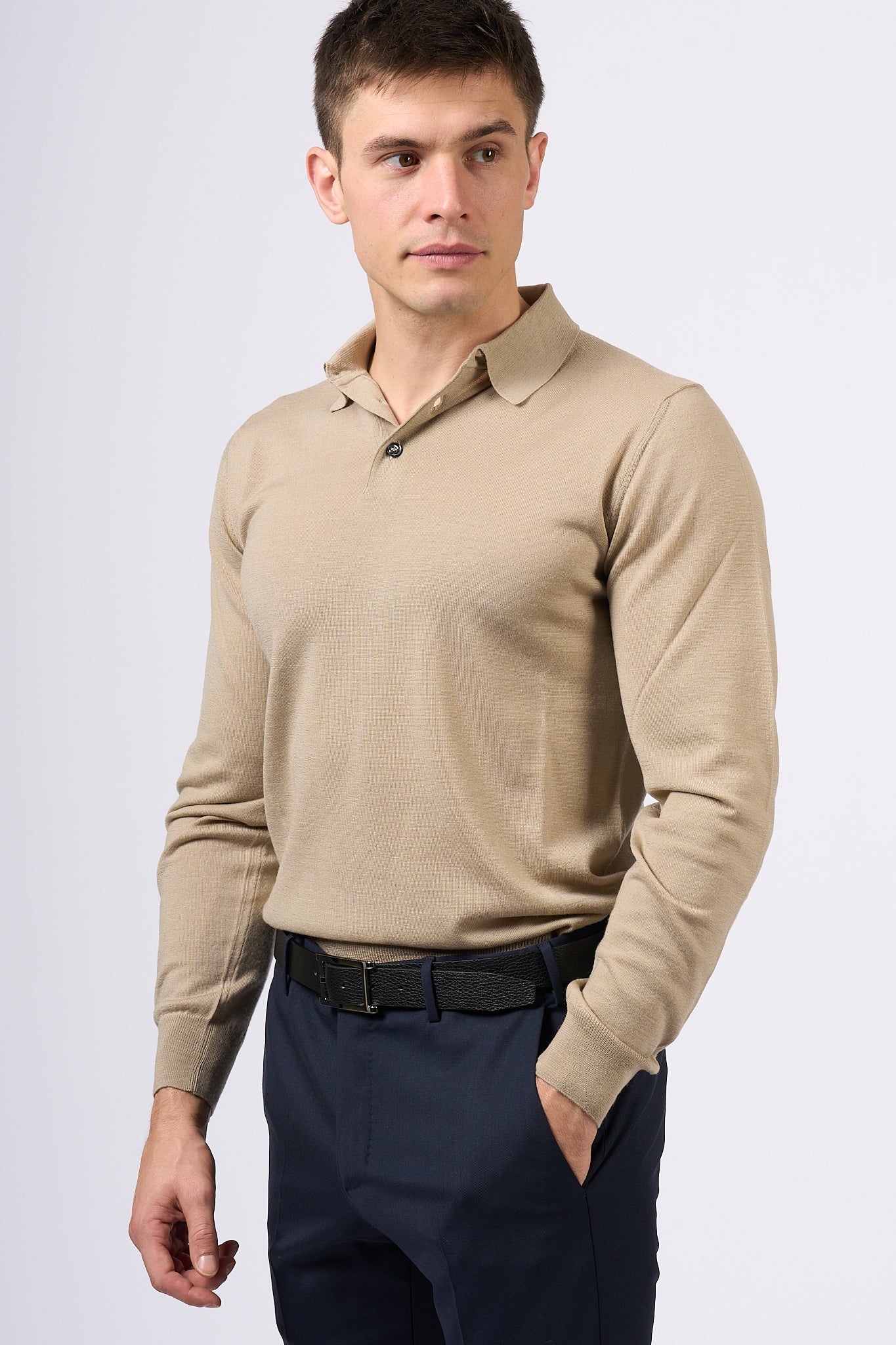 Ottaviani Polo Pukaki Beige Uomo-5