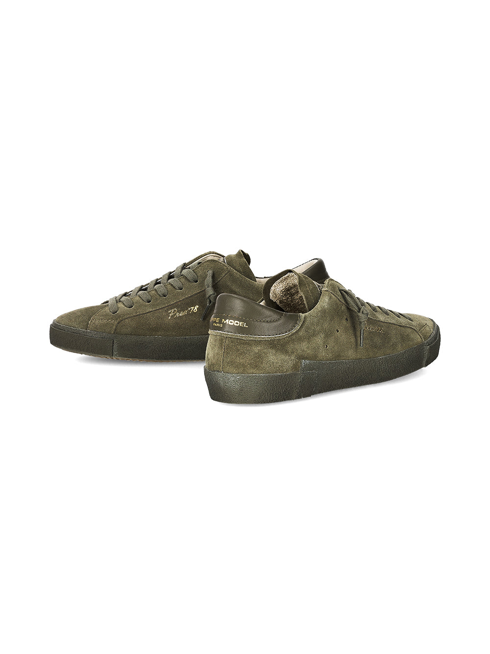 Philippe Model Sneaker Paris Low Militare Uomo-6