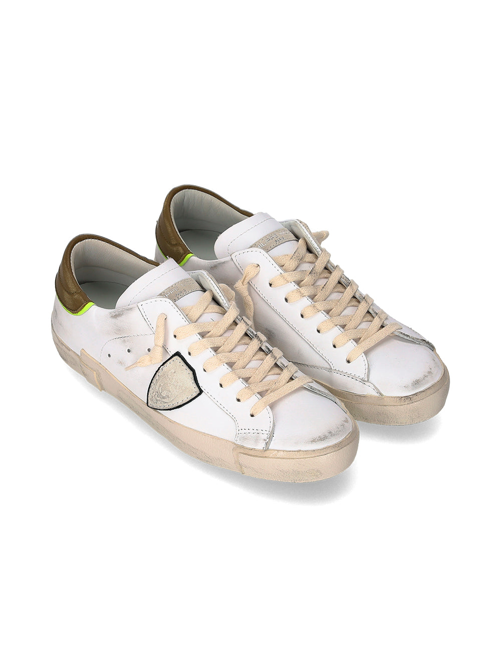 Philippe Model Sneaker Paris Low Bianco/verdone Uomo-2