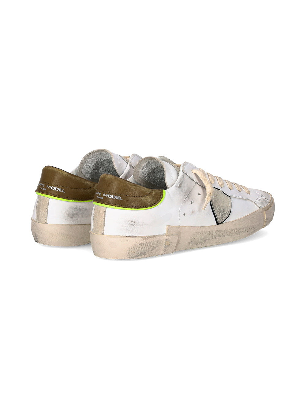 Philippe Model Sneaker Paris Low Bianco/verdone Uomo-3