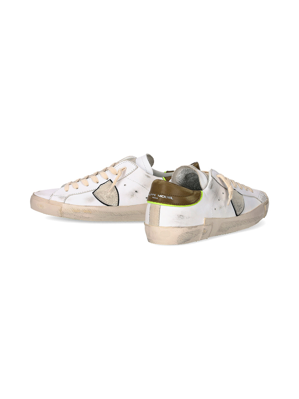 Philippe Model Sneaker Paris Low Bianco/verdone Uomo-6