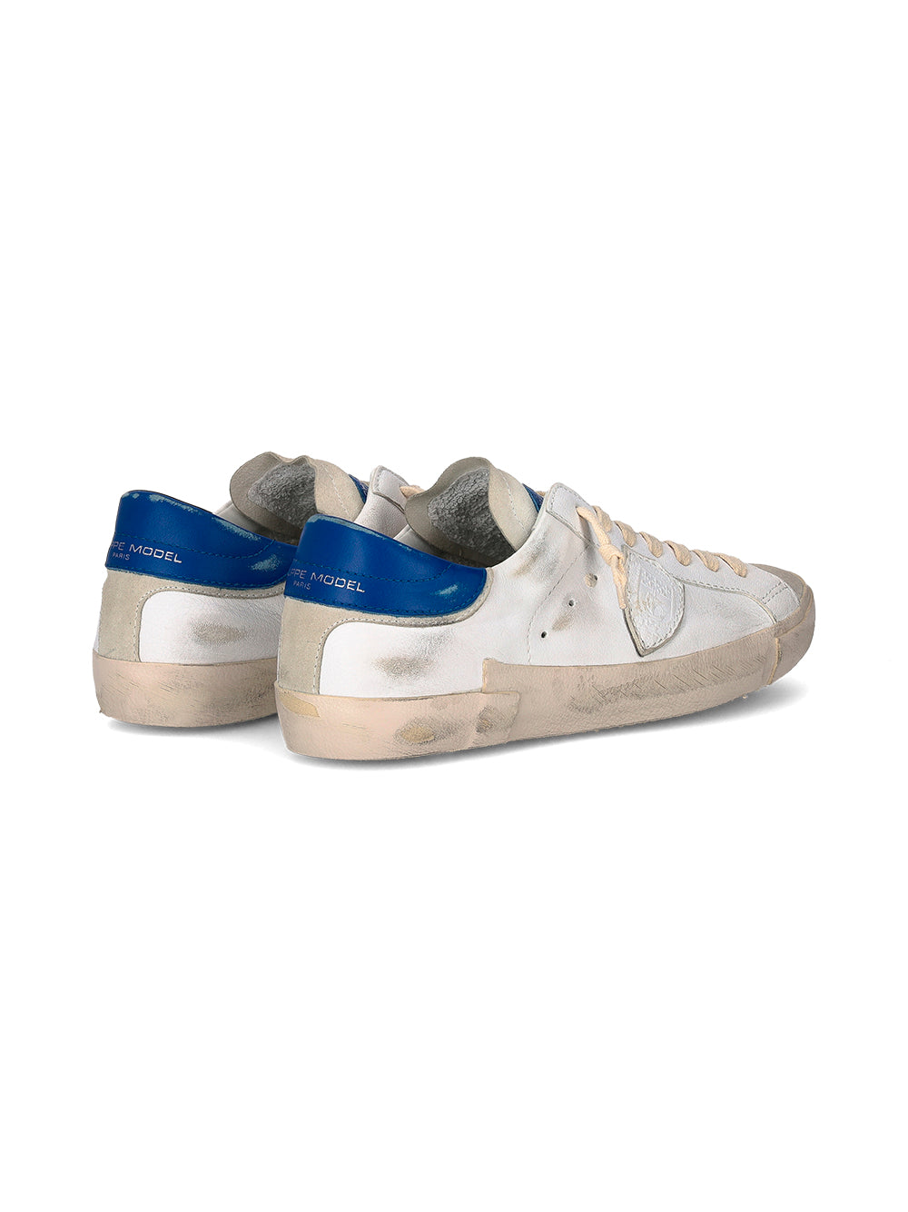 Philippe Model Sneaker Prsx Low Bianco/bluette Uomo-6