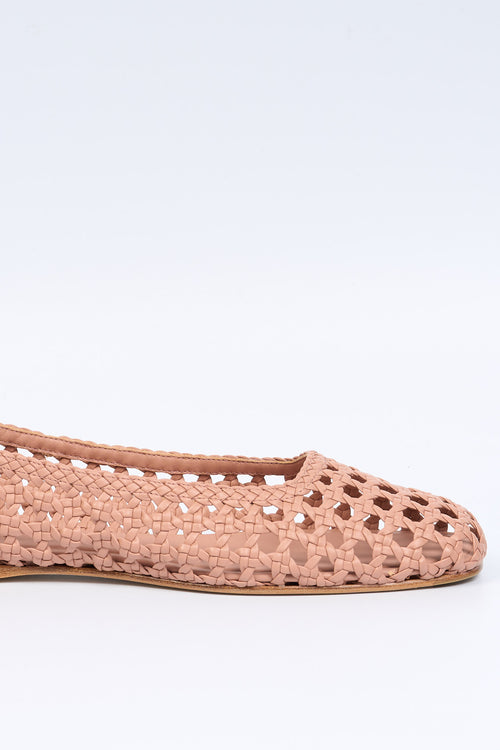 Paloma barcelo' Ballerina Shell Traforata Rosa Donna-2