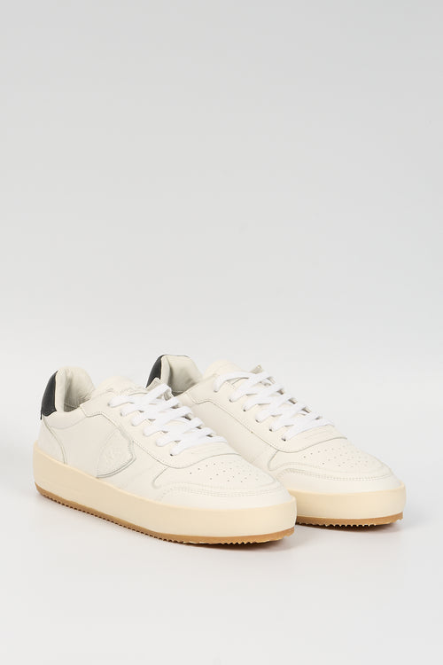 Philippe Model Sneaker Nice Low Bianco/nero Uomo-2