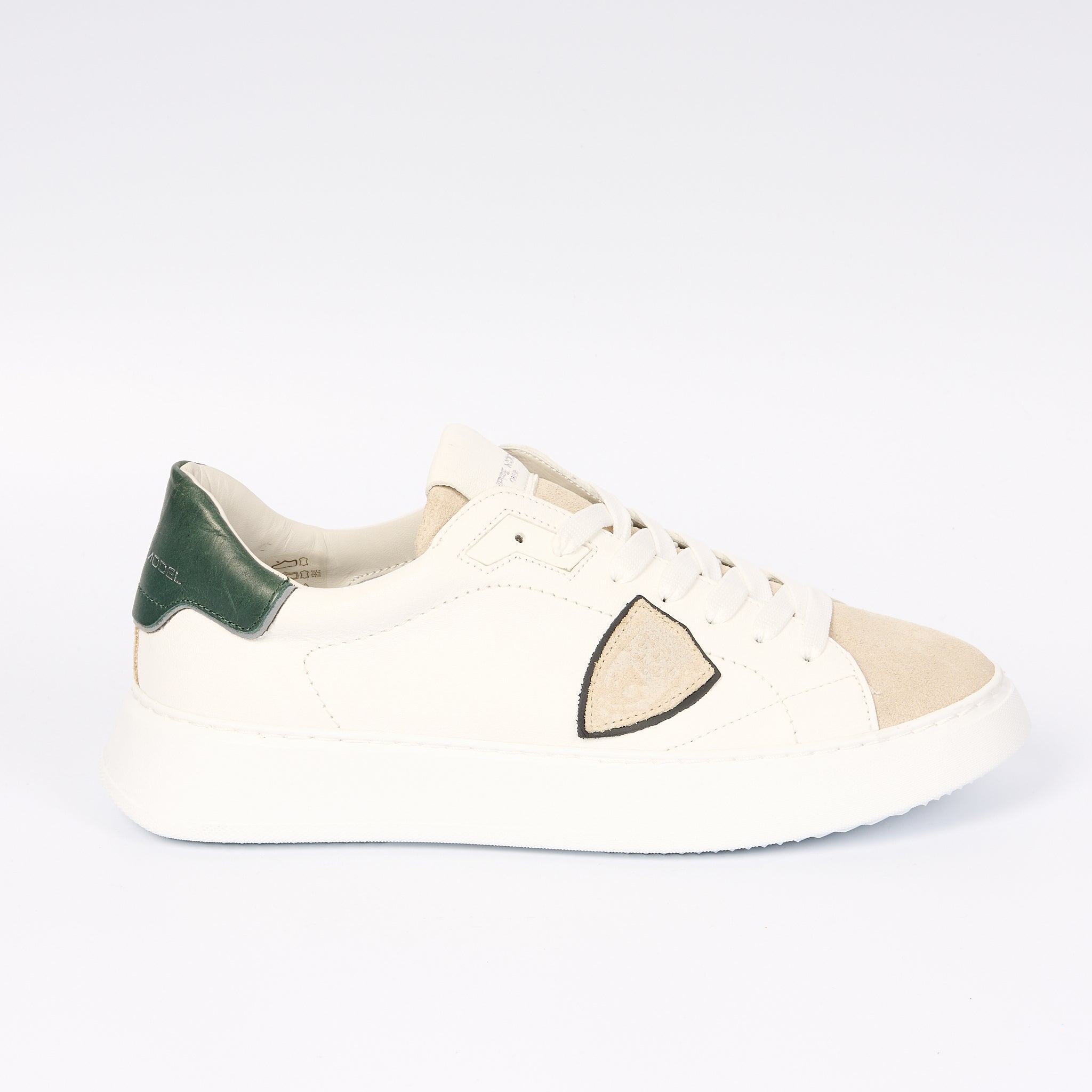 Philippe Model Sneakers Temple Bianco/Verde Uomo-7