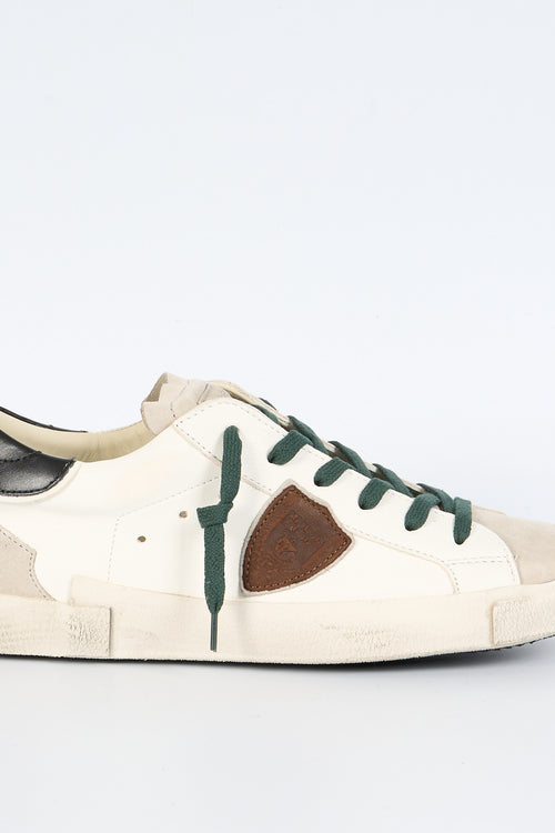 Philippe model Sneaker PARIS Bianco/Nero/Verde Uomo-2