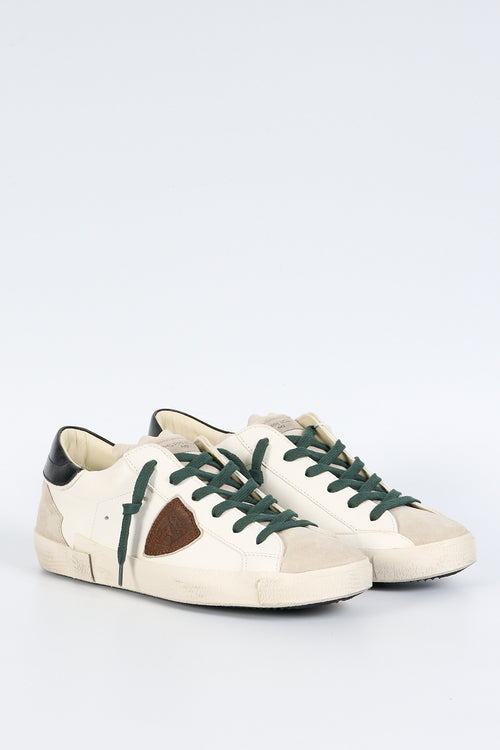 Philippe model Sneaker PARIS Bianco/Nero/Verde Uomo