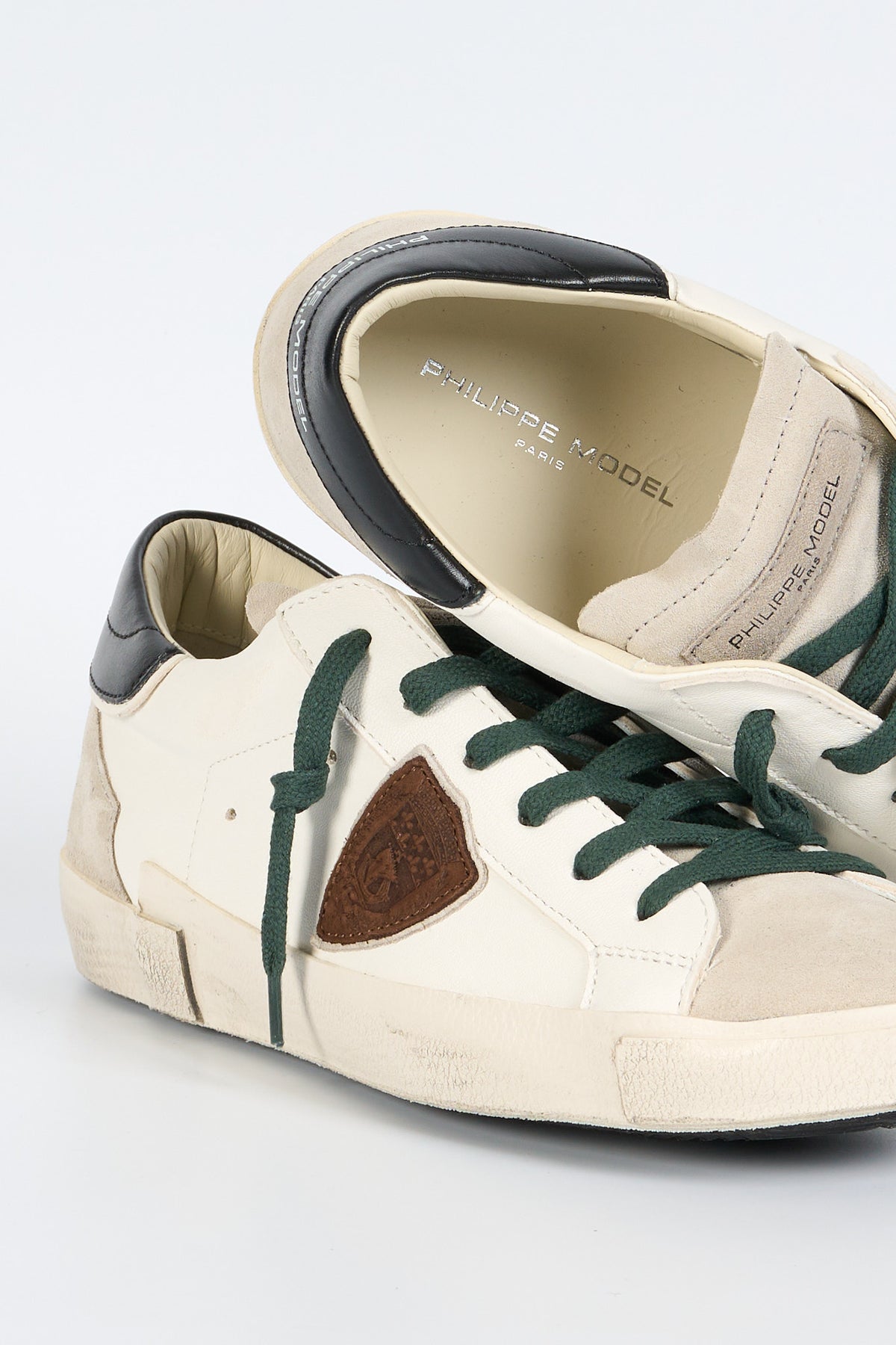 Philippe model Sneaker PARIS Bianco/Nero/Verde Uomo-6