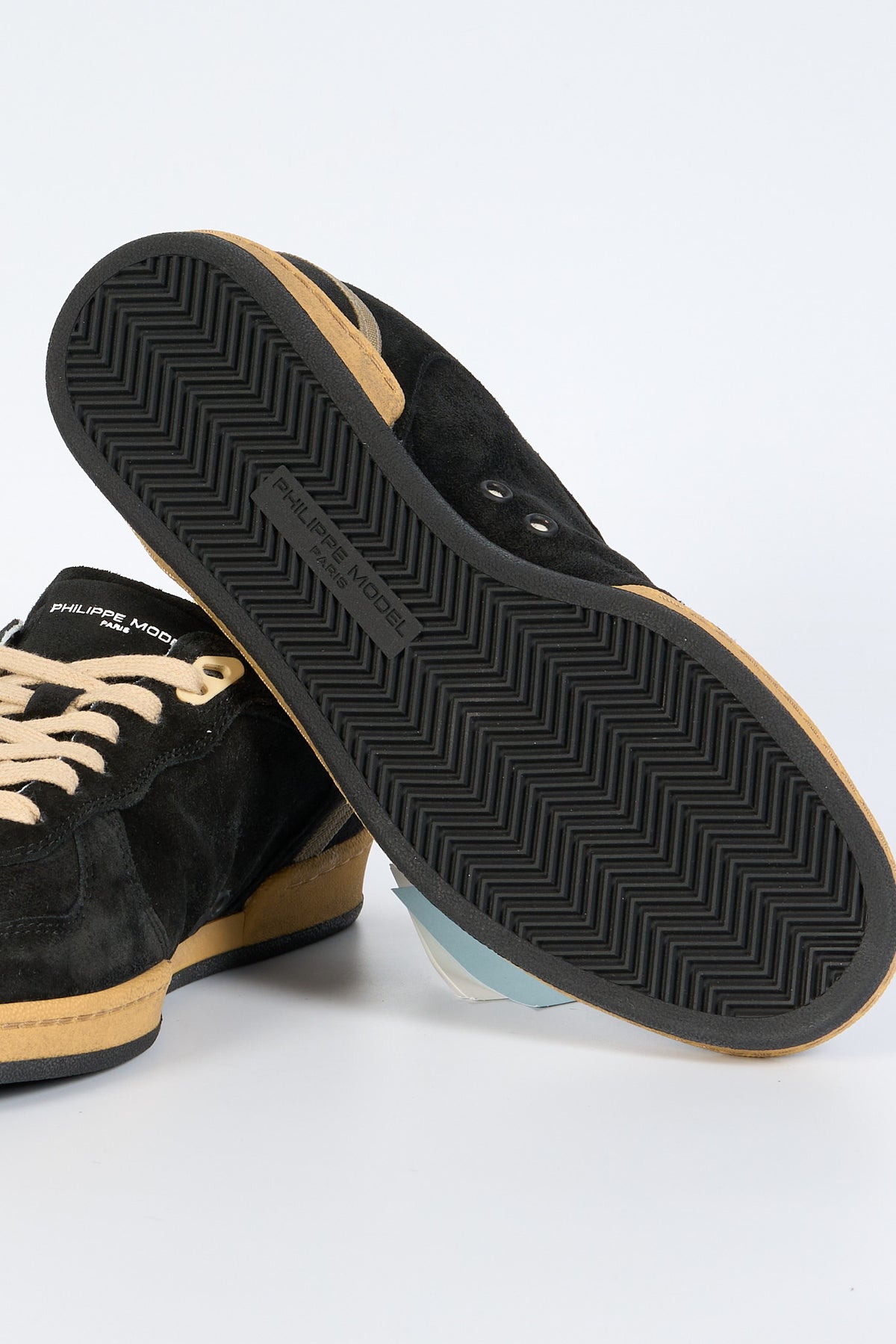 Philippe model Sneaker PGAL Camoscio Nero Uomo-5