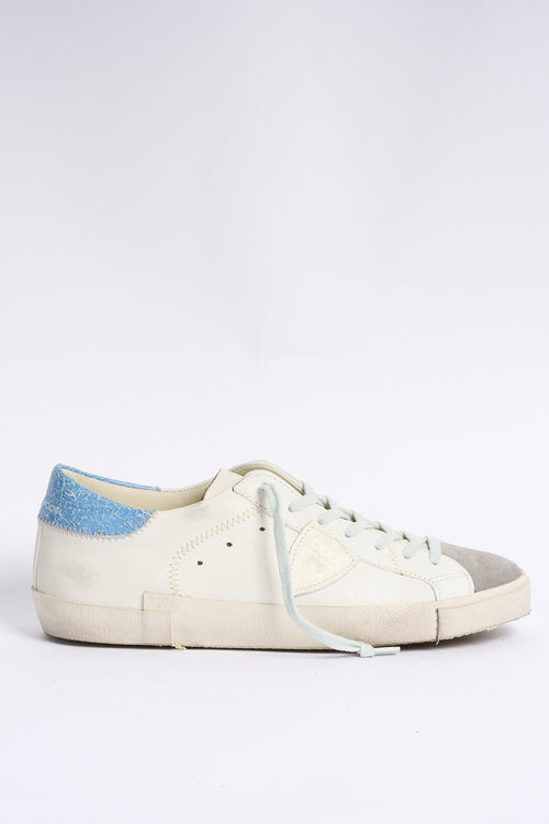 Philippe model Sneaker PARIS Bianco/Azzurro Uomo