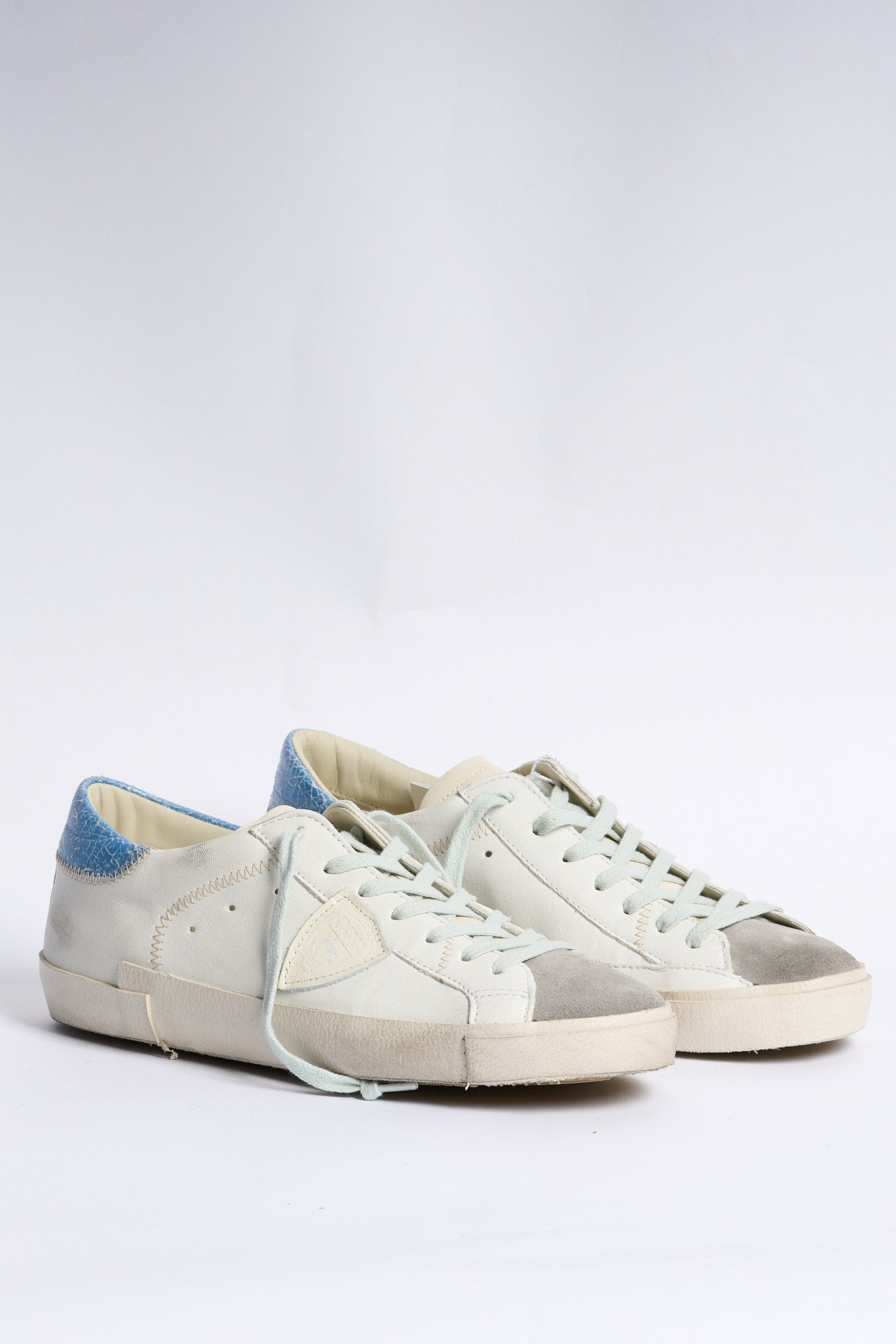Philippe model Sneaker PARIS Bianco/Azzurro Uomo-2