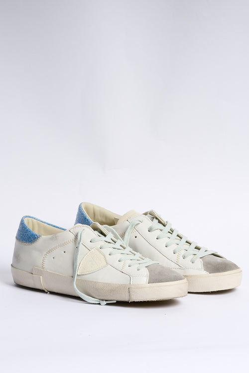 Philippe model Sneaker PARIS Bianco/Azzurro Uomo-2