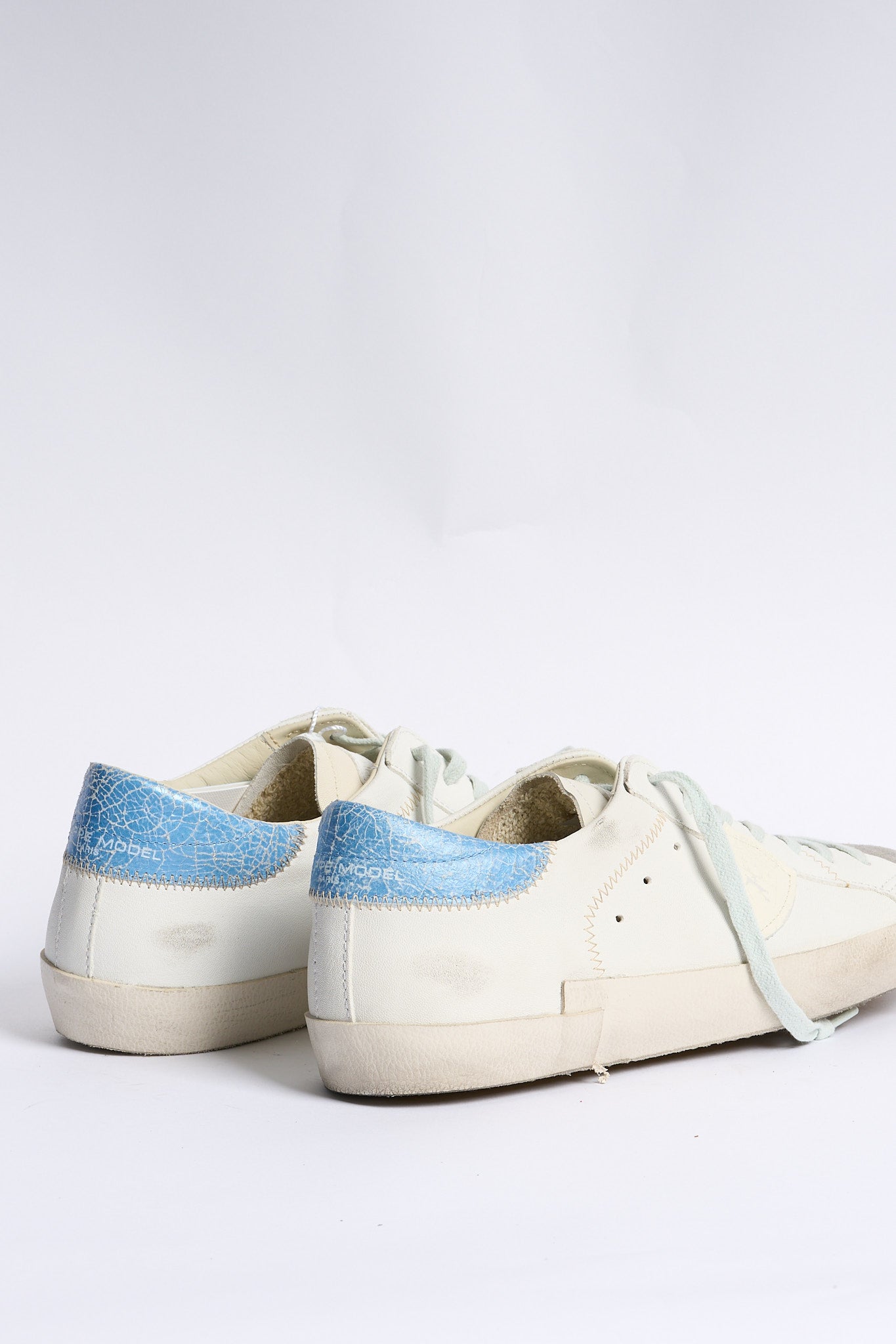 Philippe model Sneaker PARIS Bianco/Azzurro Uomo-4