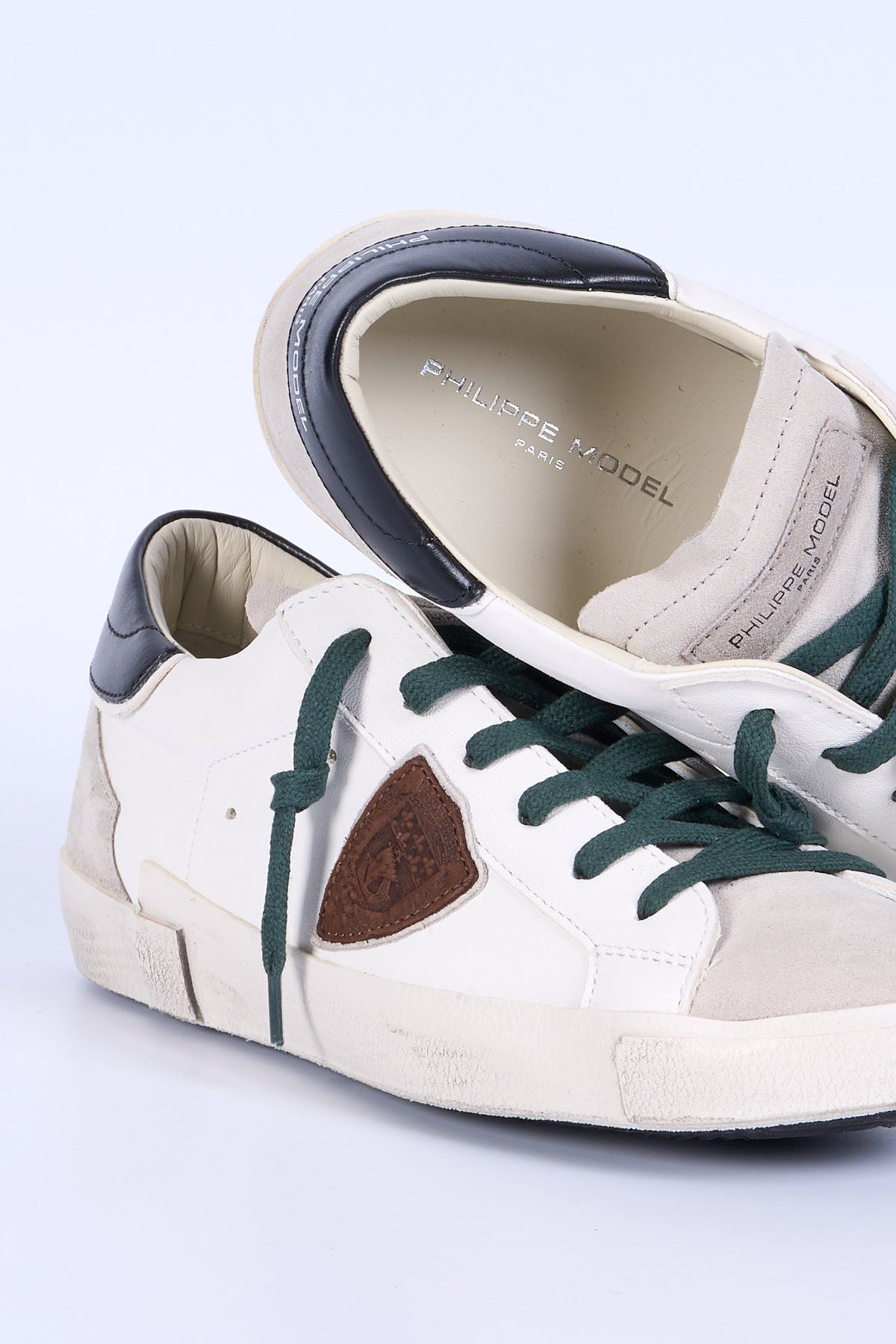 Philippe model Sneaker PARIS Bianco/Nero/Verde Uomo-6
