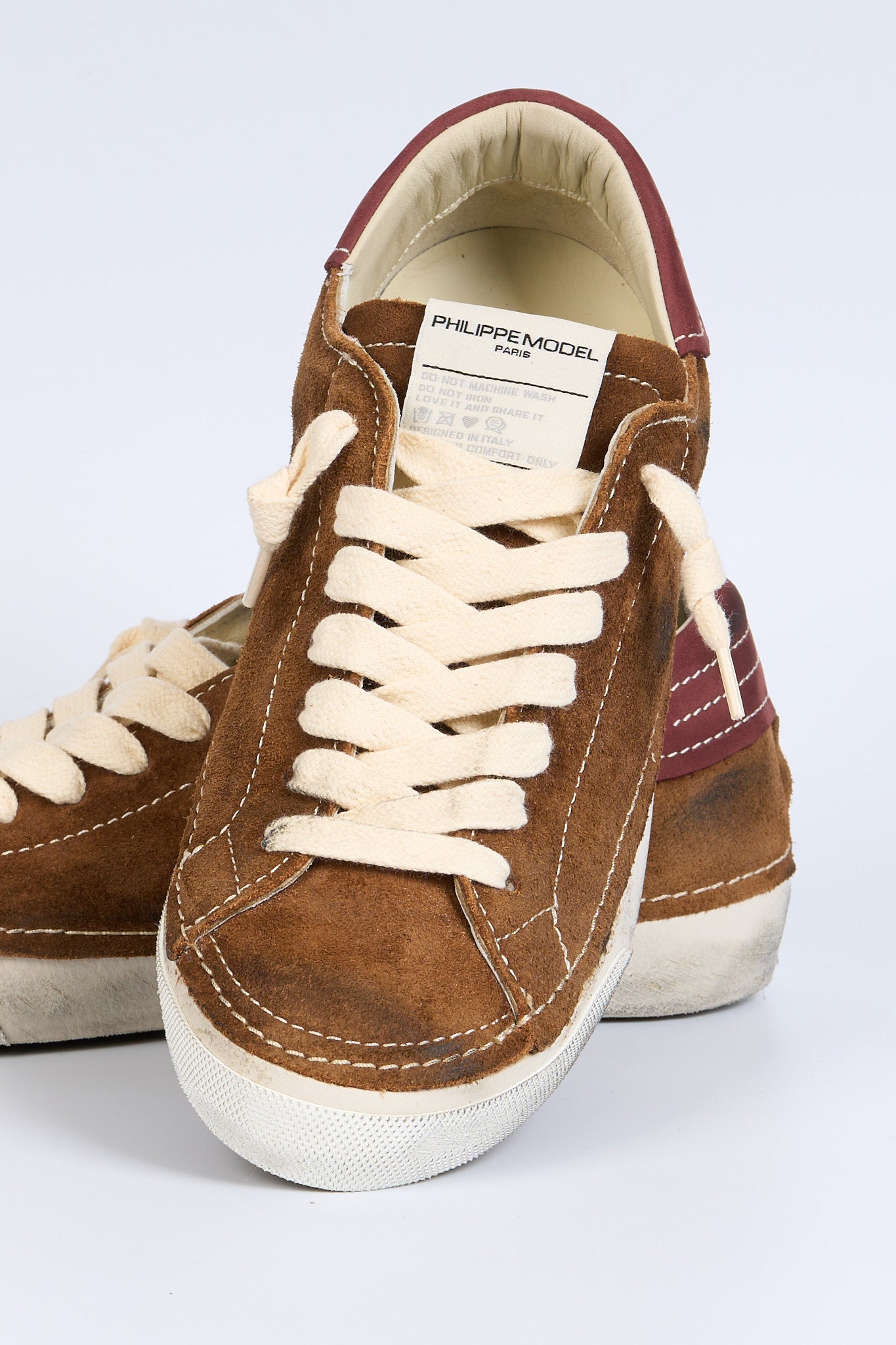 Philippe model Sneaker Paris Nabuk Cognac Uomo-4