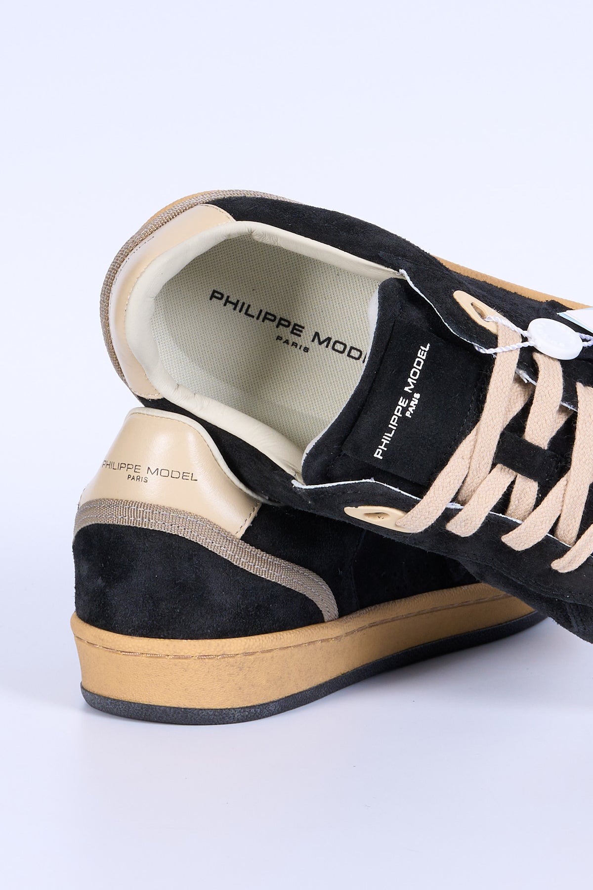 Philippe model Sneaker PGAL Camoscio Nero Uomo-7