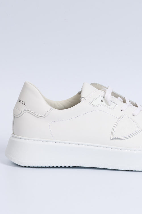 Philippe model Sneaker TEMPLE Pelle Bianco Uomo-2