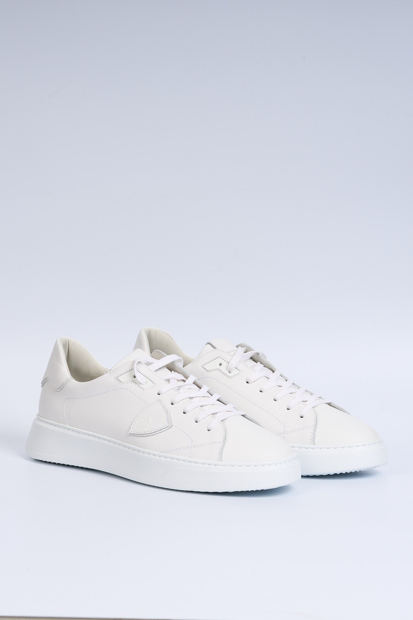 Philippe model Sneaker TEMPLE Pelle Bianco Uomo-3