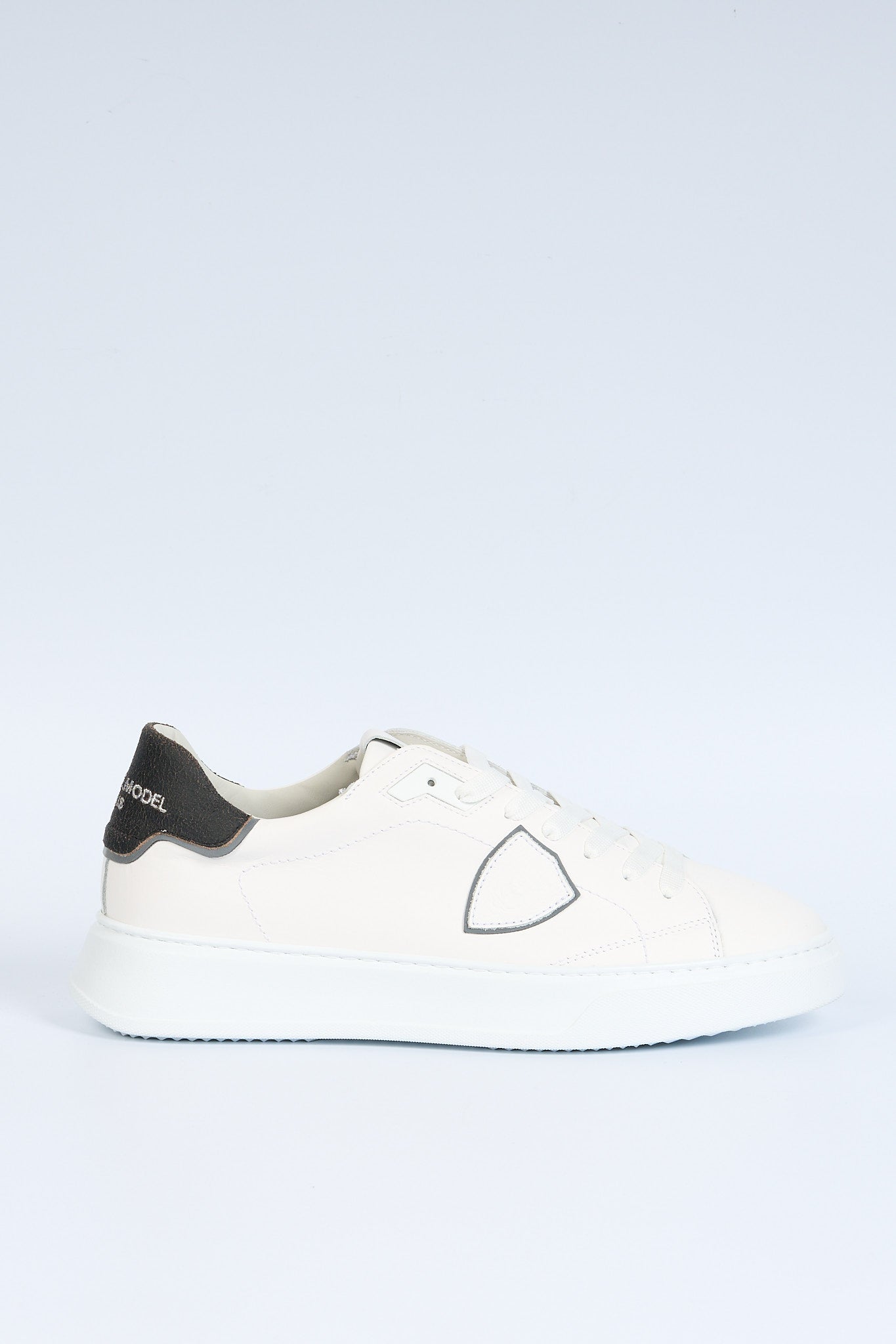 Philippe model Sneaker Temple Pelle Bianco/nero Uomo-1