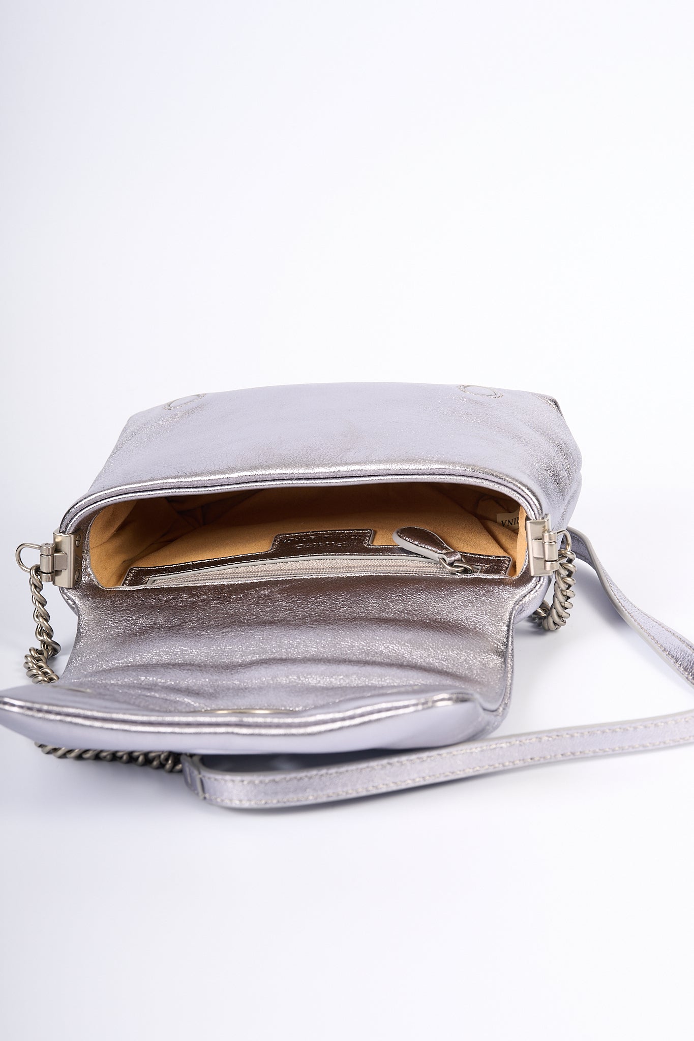 Pinko Borsa Love Click Baby Puff Silver Donna-5