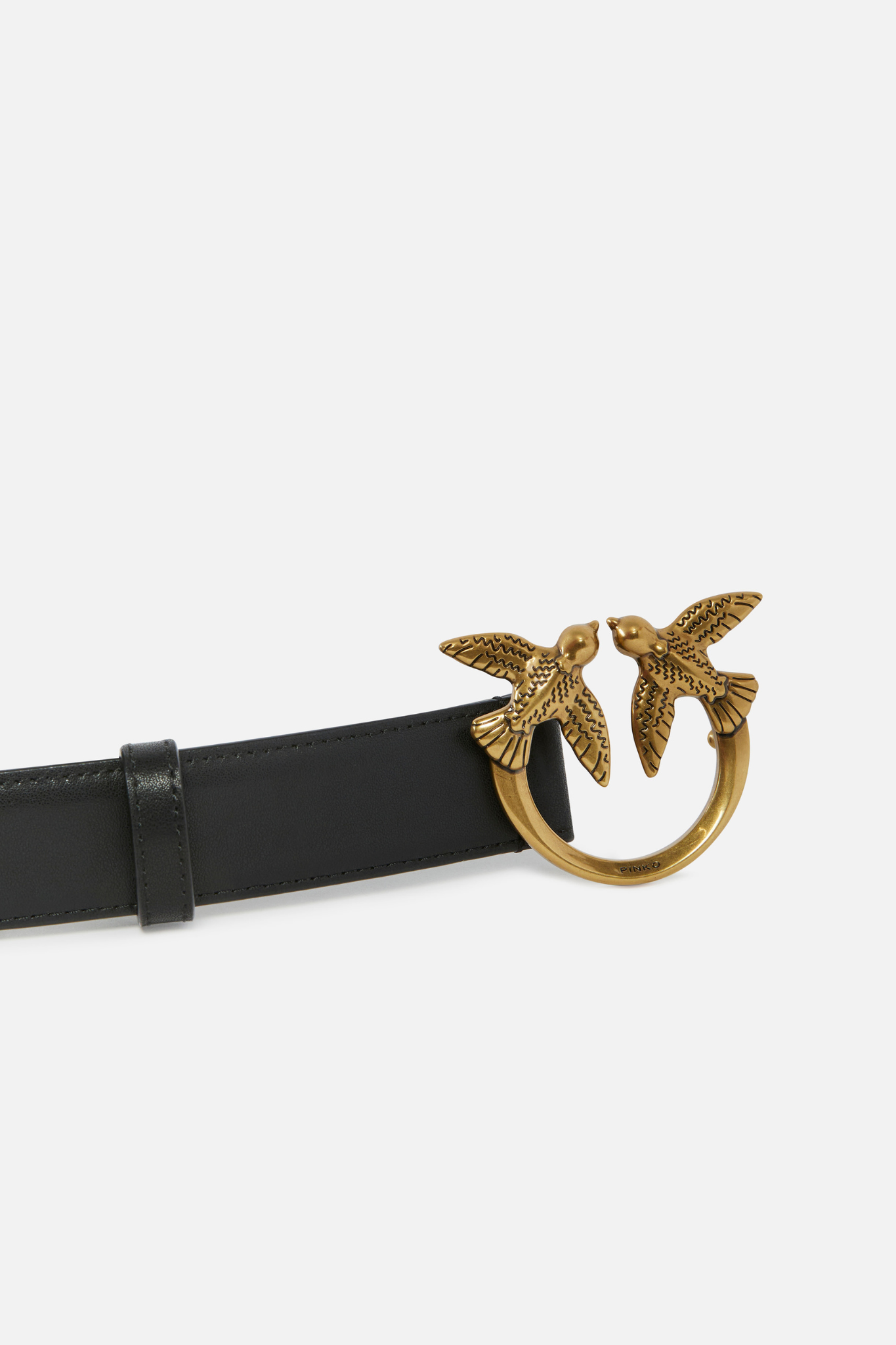 Pinko Love Berry H3 Black/Gold Women's Belt-4