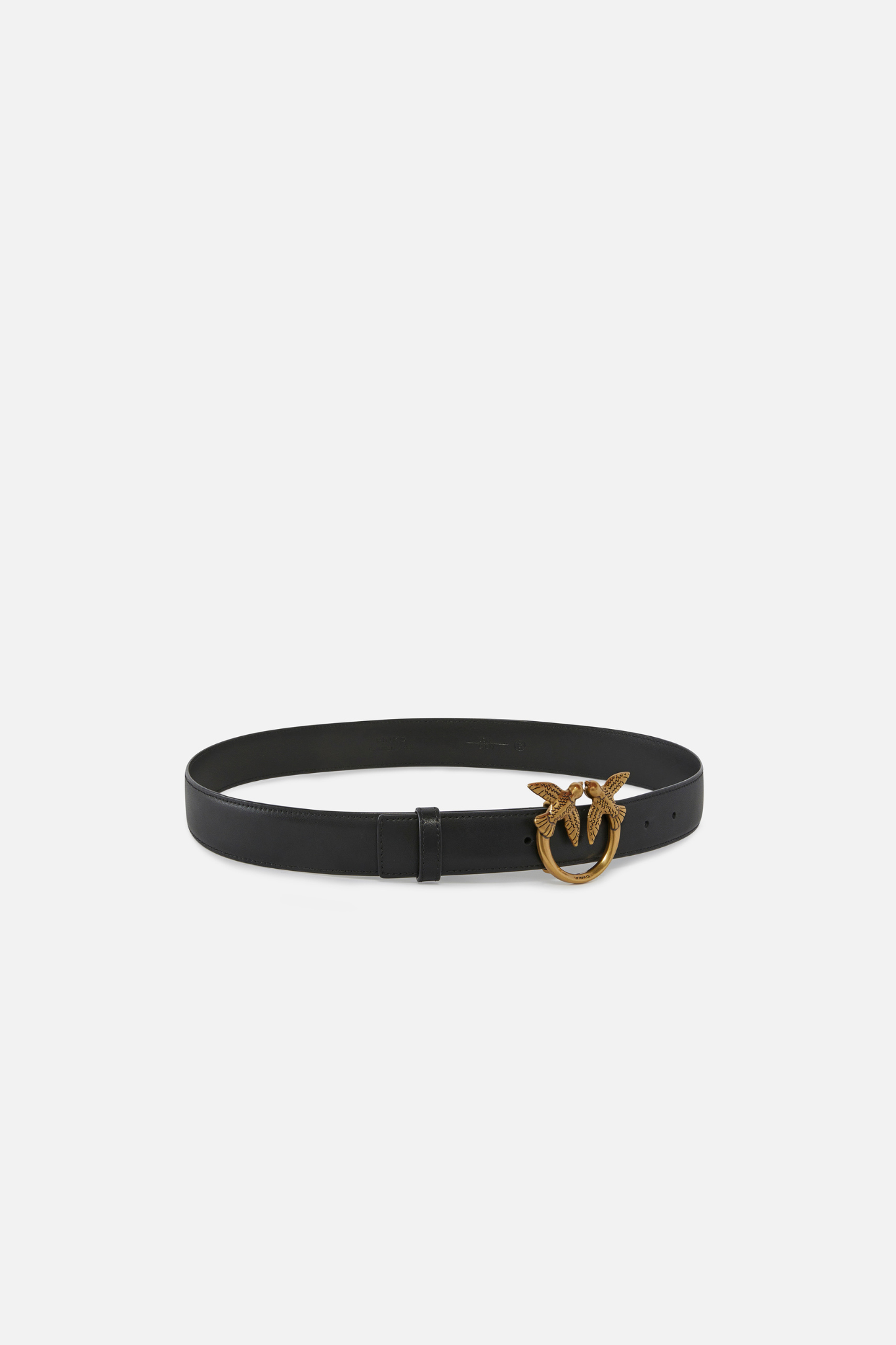 Pinko Love Berry H3 Black/Gold Women's Belt-3