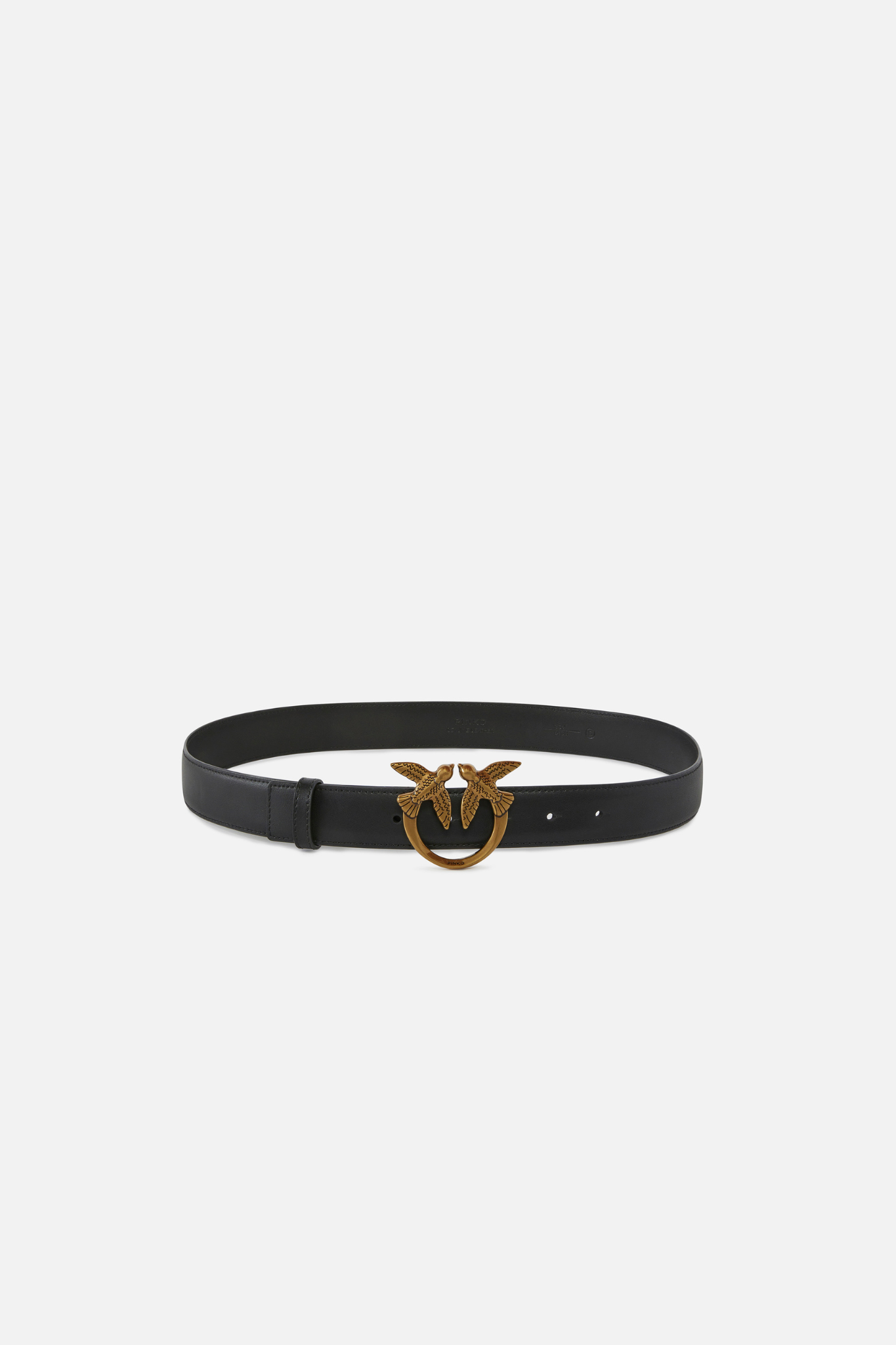 Pinko Love Berry H3 Black/Gold Women's Belt-1