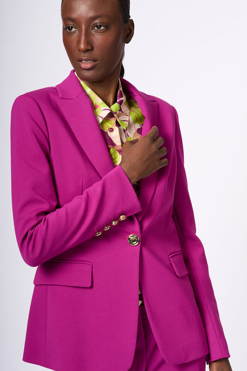 Pinko Women's Purple Punto Jacket-2