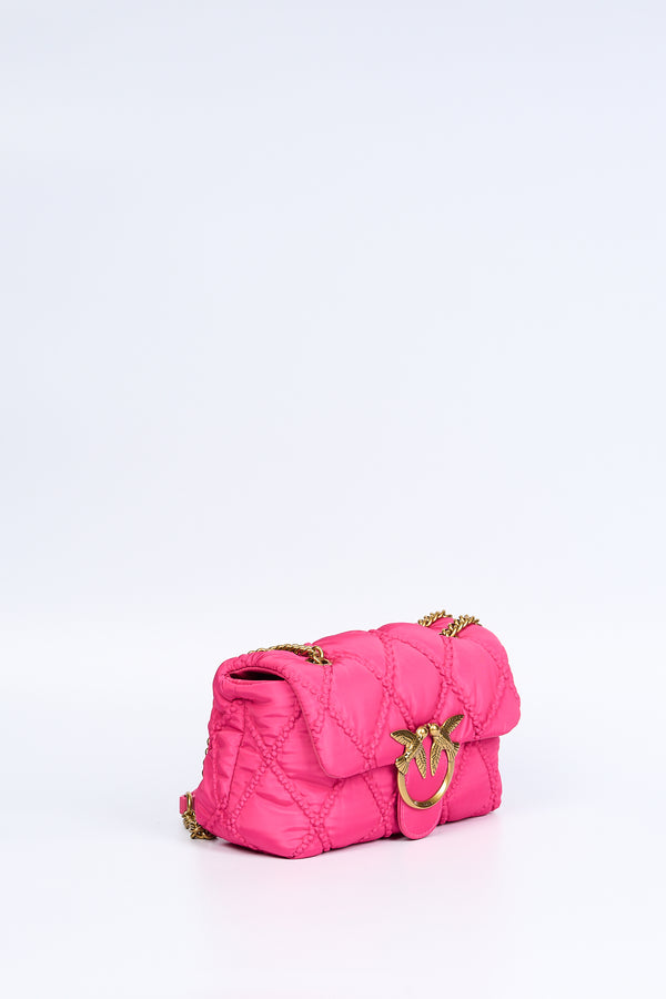 Pinko Borsa Love Mini Puff Nylon Fuxia Donna-2