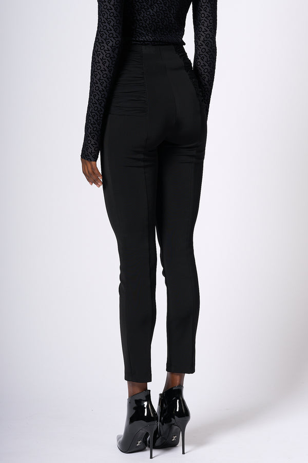 Pinko Pantalone Pisolo con Zip Nero Donna-2
