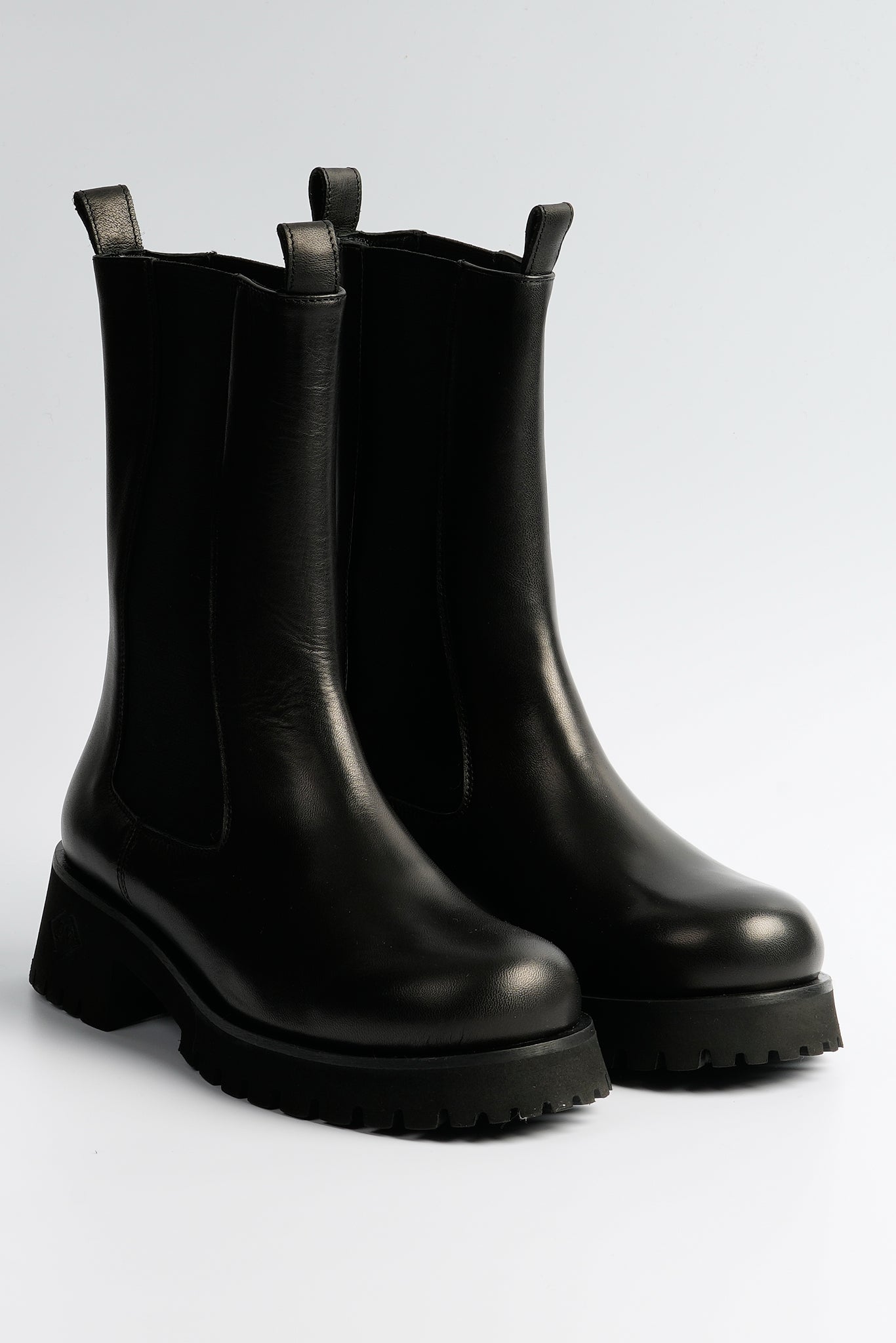 Poesie Veneziane Boot Leather Black Women-2