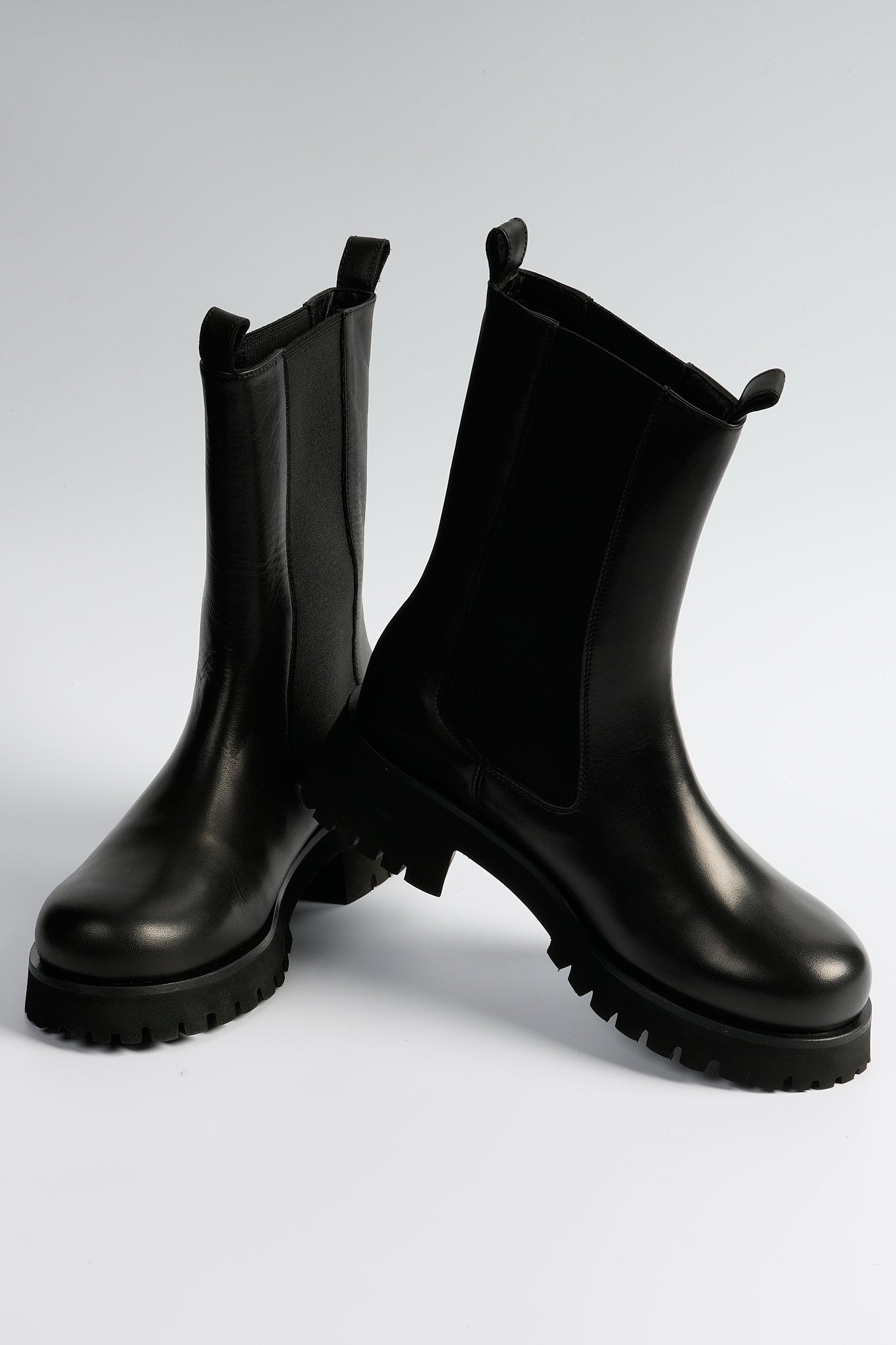 Poesie Veneziane Boot Leather Black Women-7