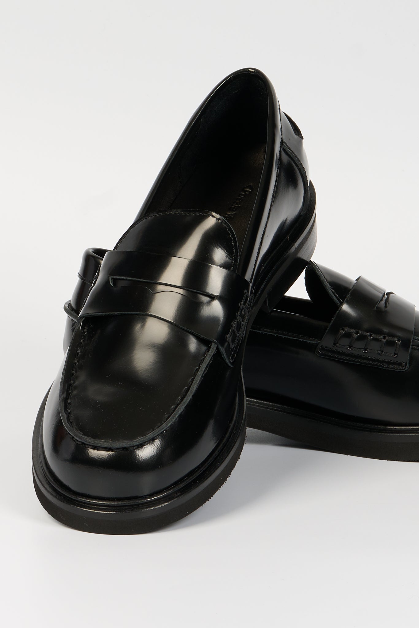 Poeve Mocassino Spazzolato Nero Donna-5