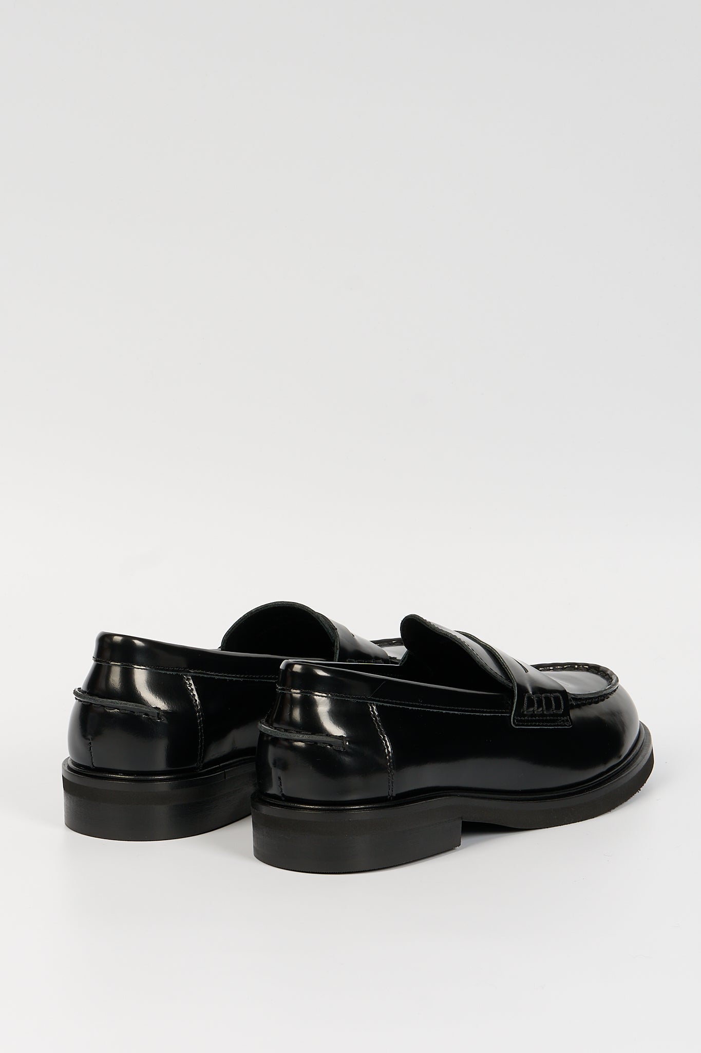 Poeve Mocassino Spazzolato Nero Donna-3
