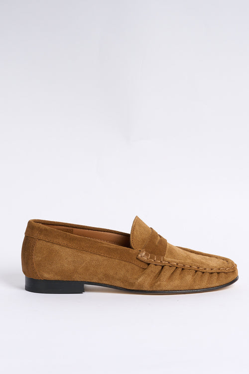Poeve Mocassino Wanda Scamosciato Tabacco Donna