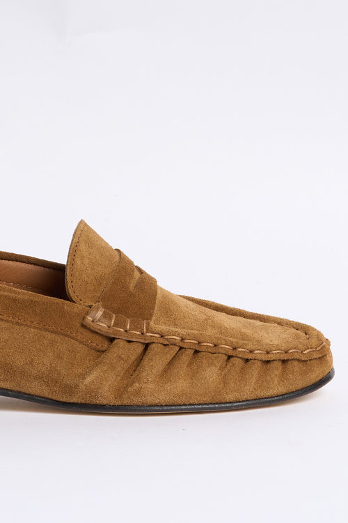 Poeve Mocassino Wanda Scamosciato Tabacco Donna-2