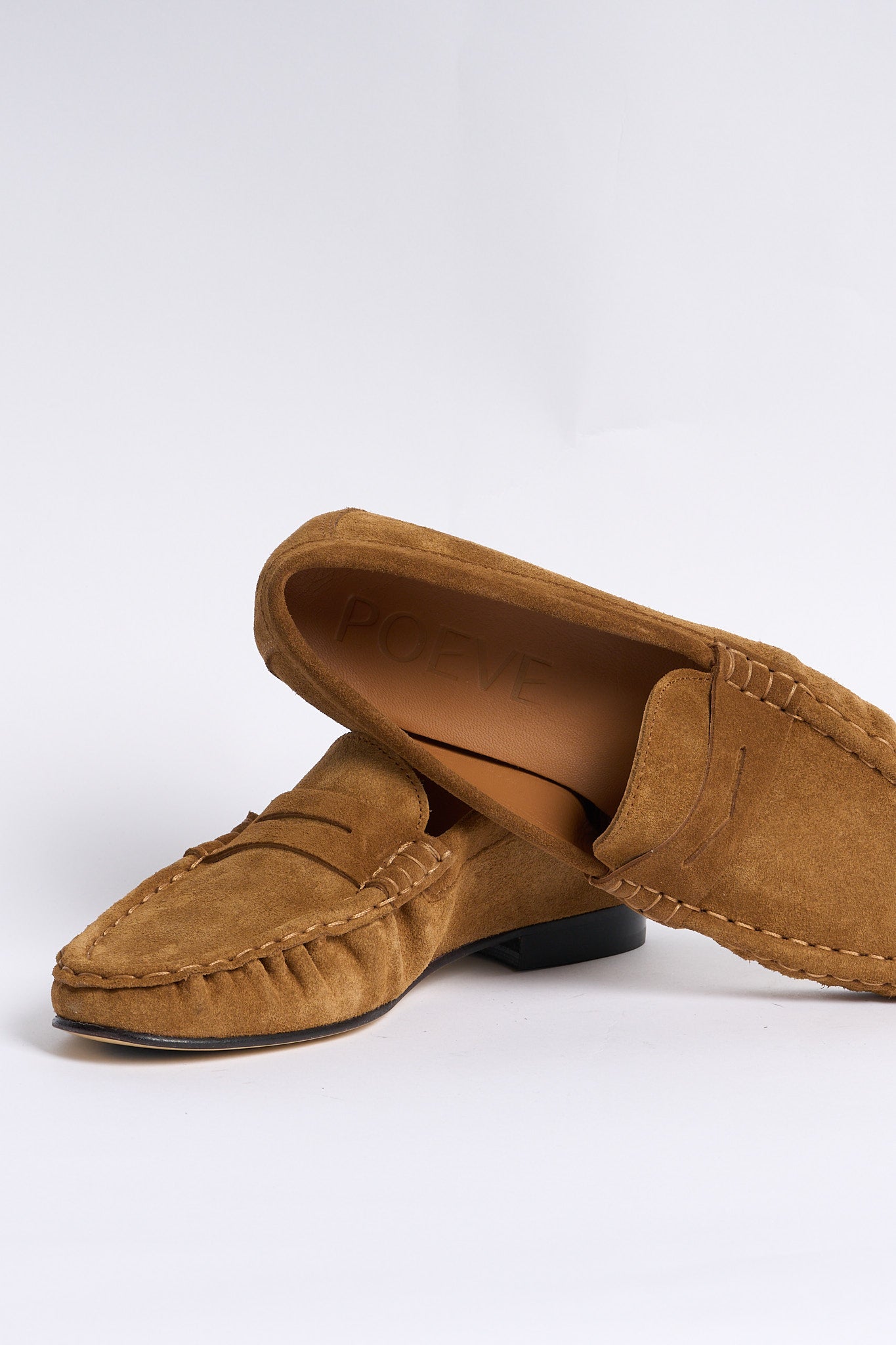 Poeve Mocassino Wanda Scamosciato Tabacco Donna-6