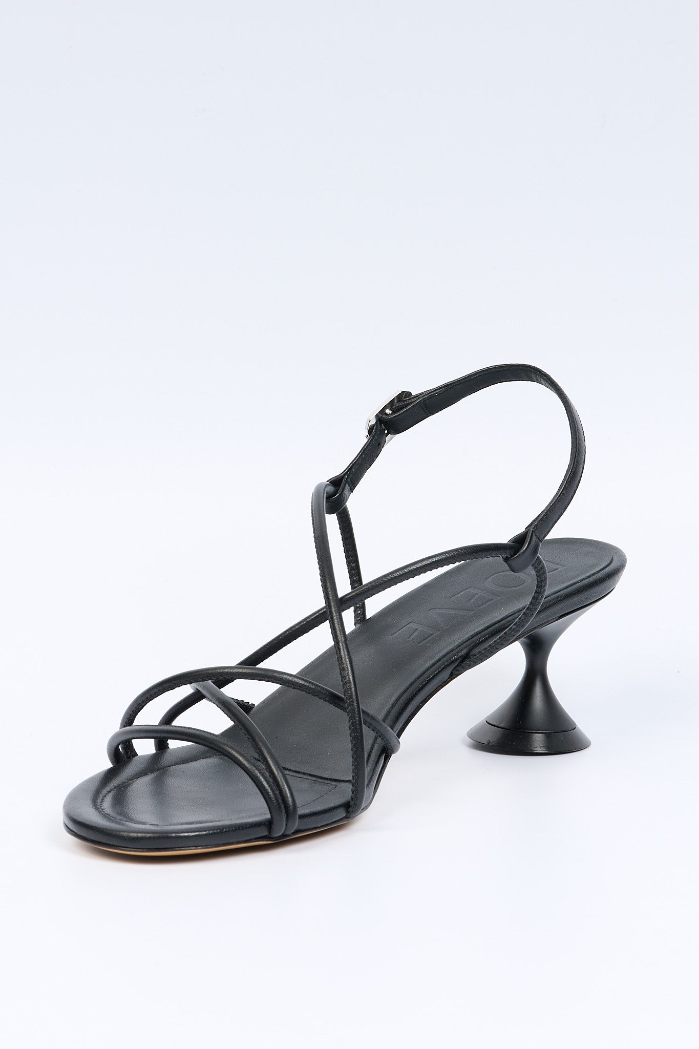 Poeve Sandalo LISAN Listini Nero Donna-4