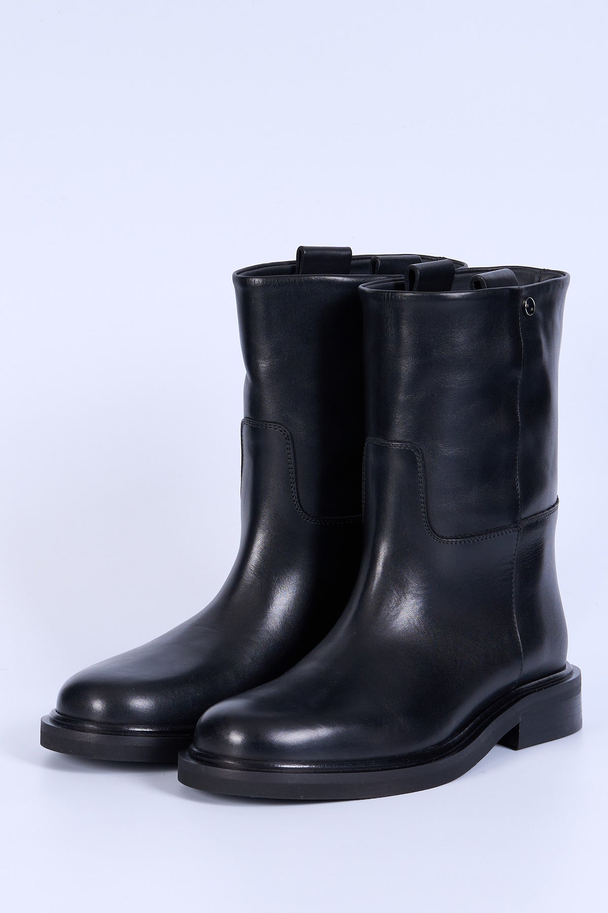 Poeve Stivaletto Pelle Nero Donna-3