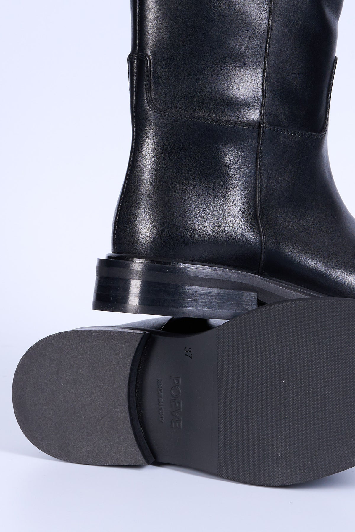 Poeve Stivaletto Pelle Nero Donna-6
