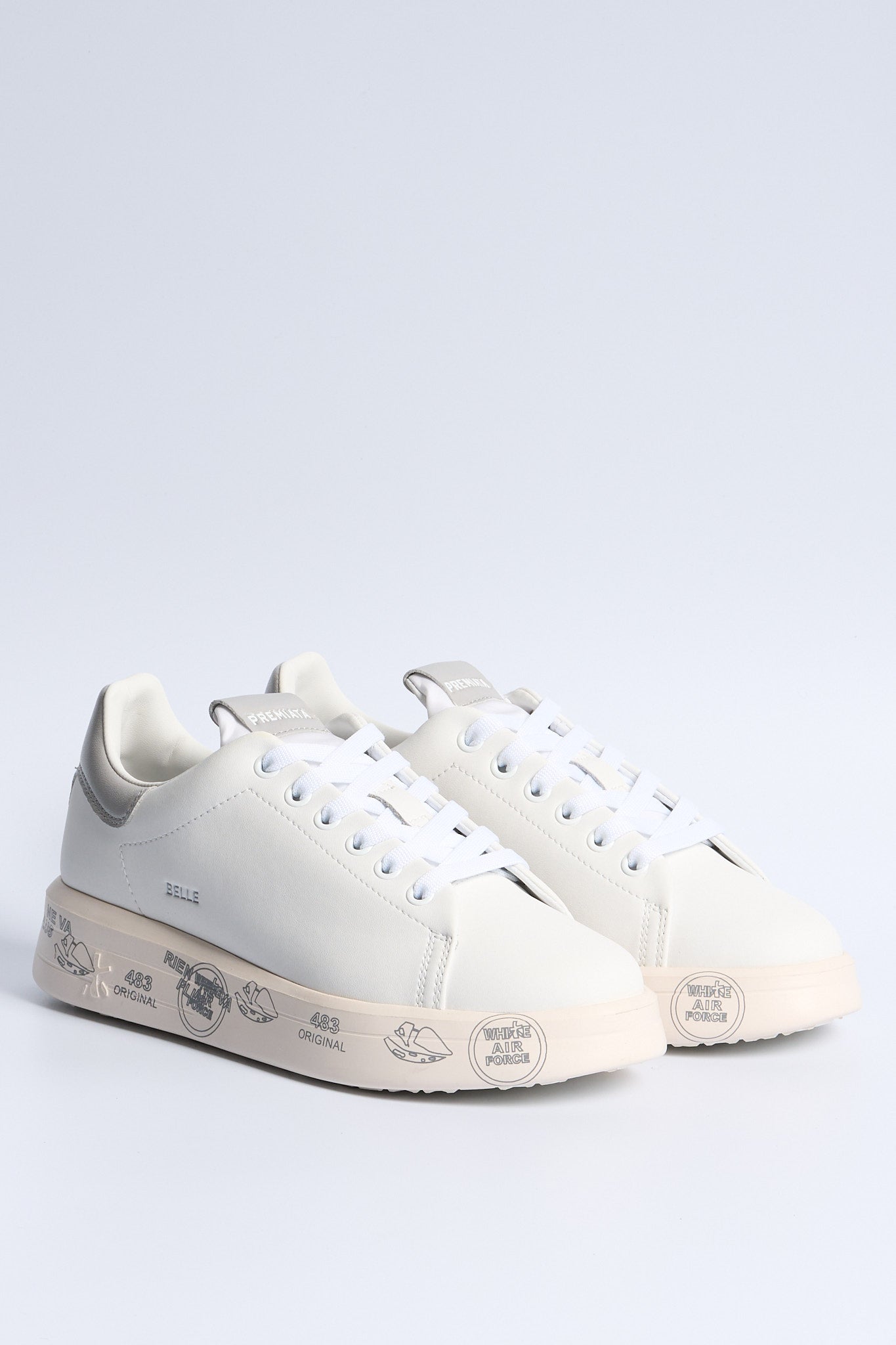 Premiata Sneaker Belle 7447 Bianco Donna-3