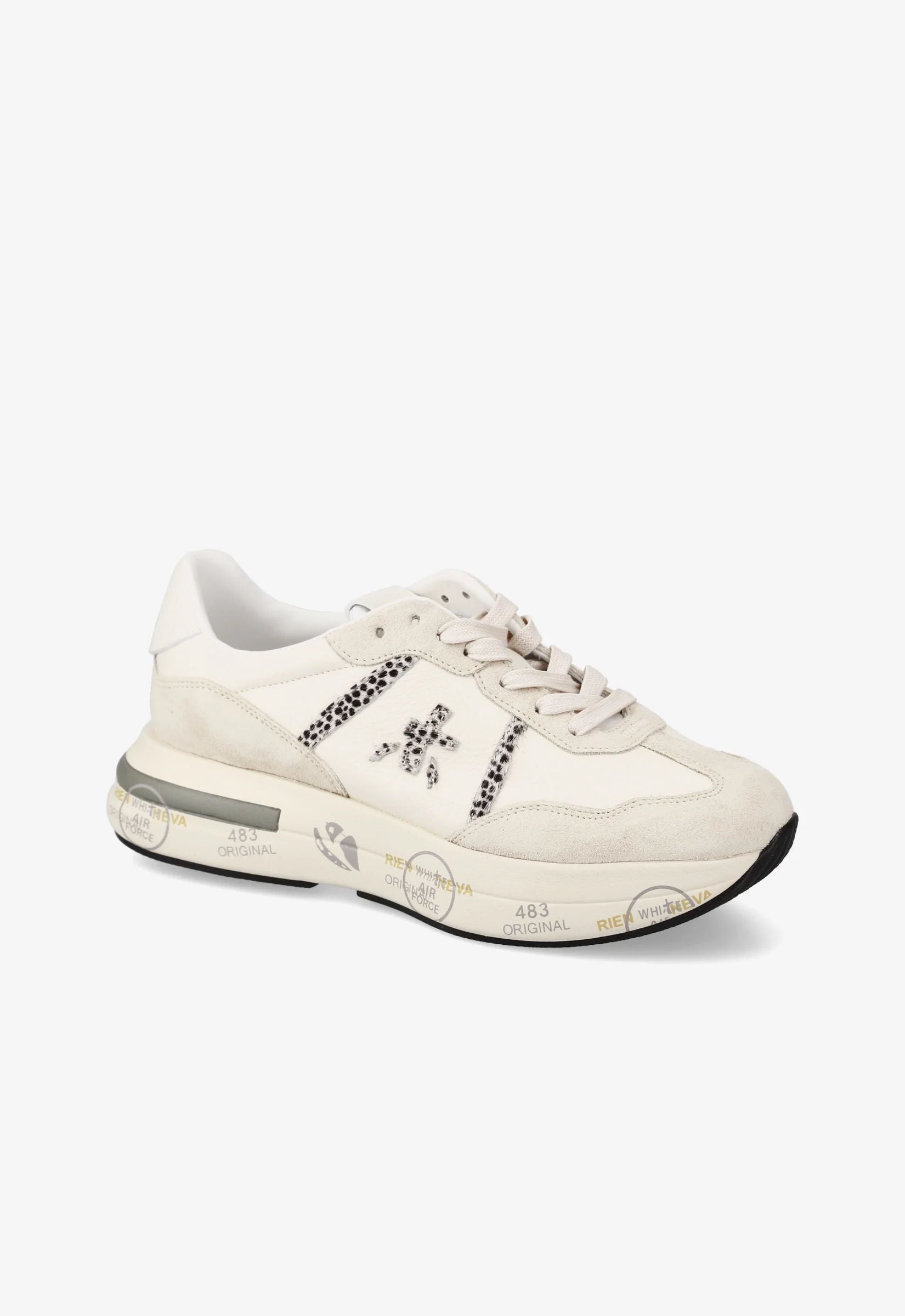 Premiata Sneaker Cassie 7682 Panna Donna-2