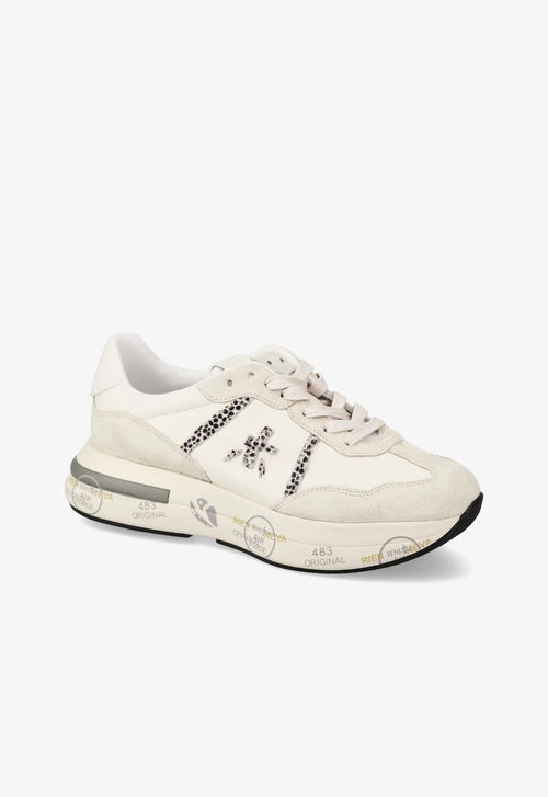 Premiata Sneaker Cassie 7682 Panna Donna-2