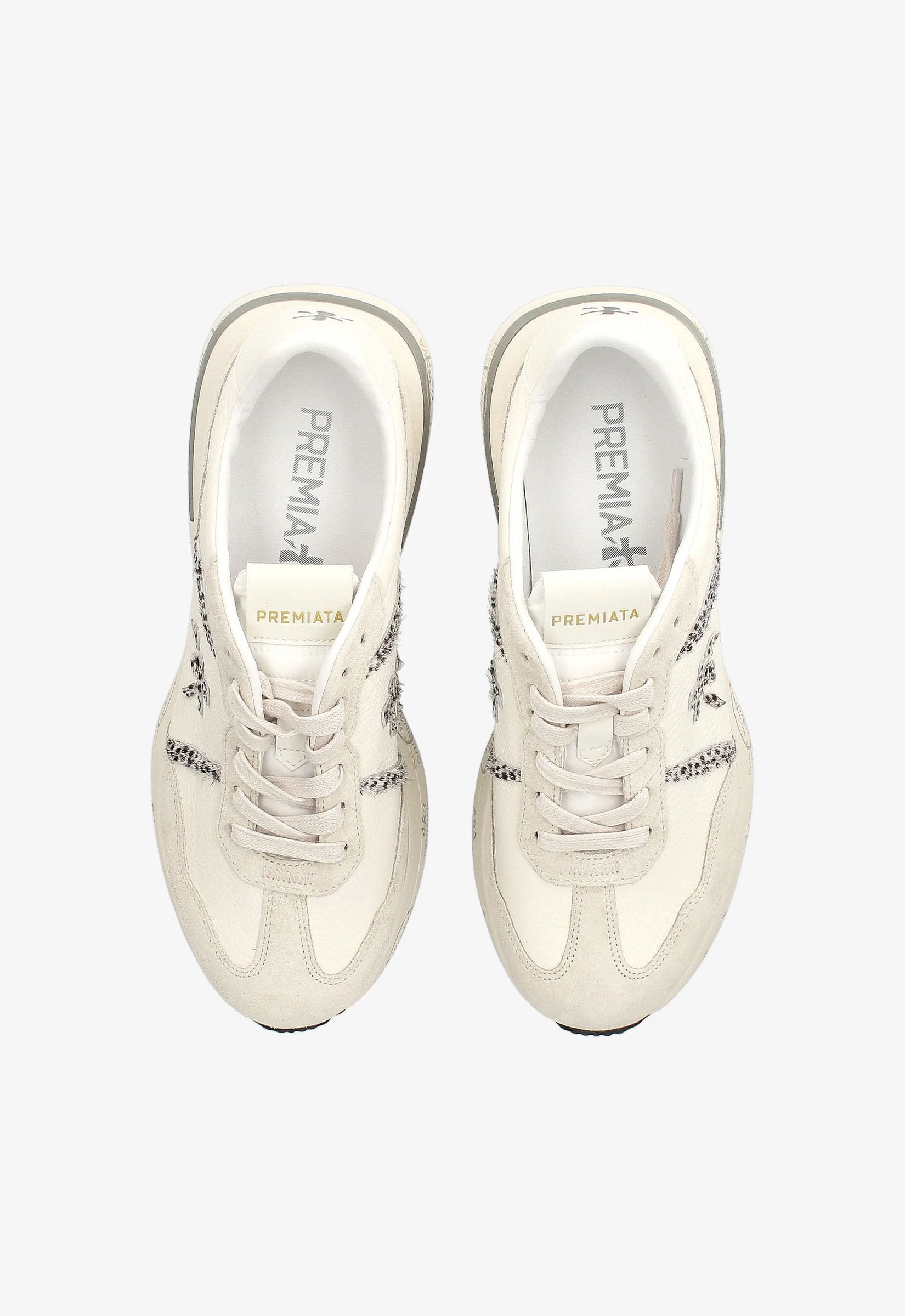 Premiata Sneaker Cassie 7682 Panna Donna-6