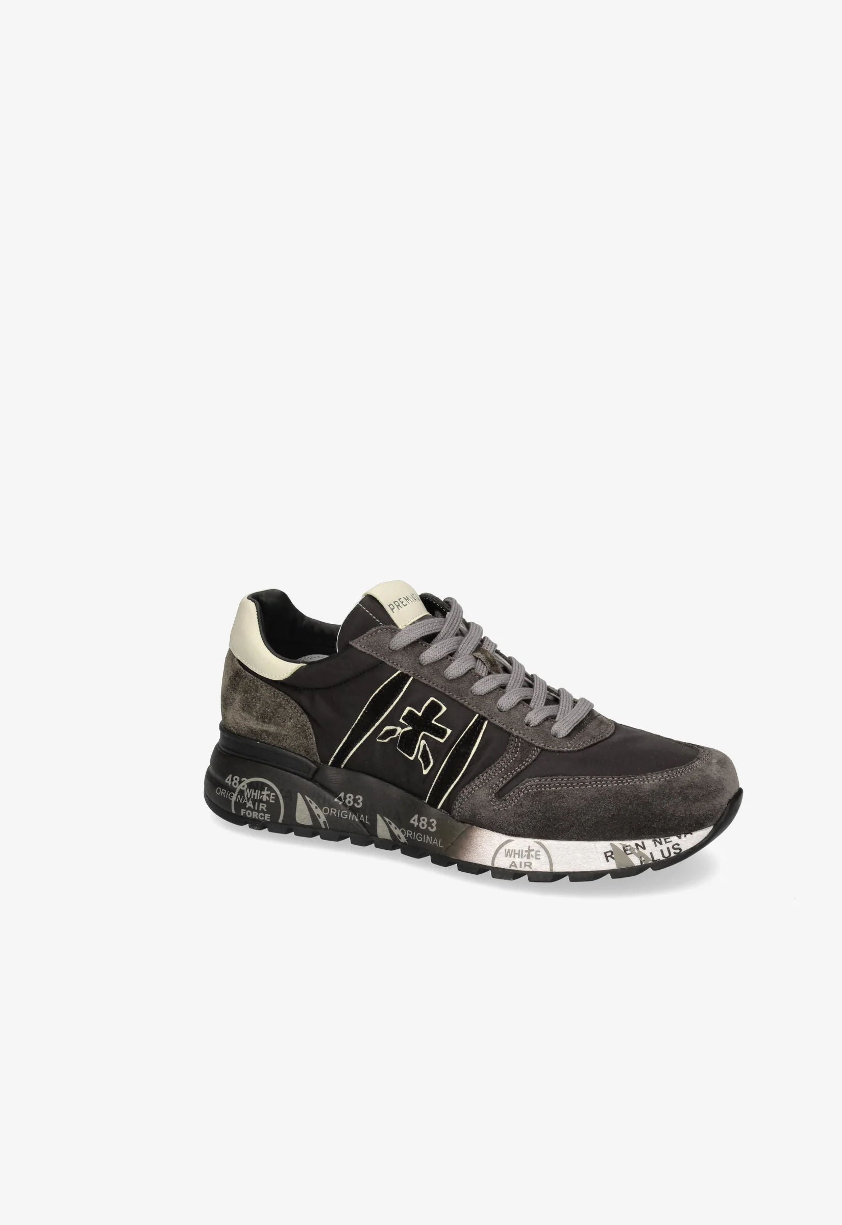 Premiata Sneaker Lander 4951 Nero/grigio Uomo-6